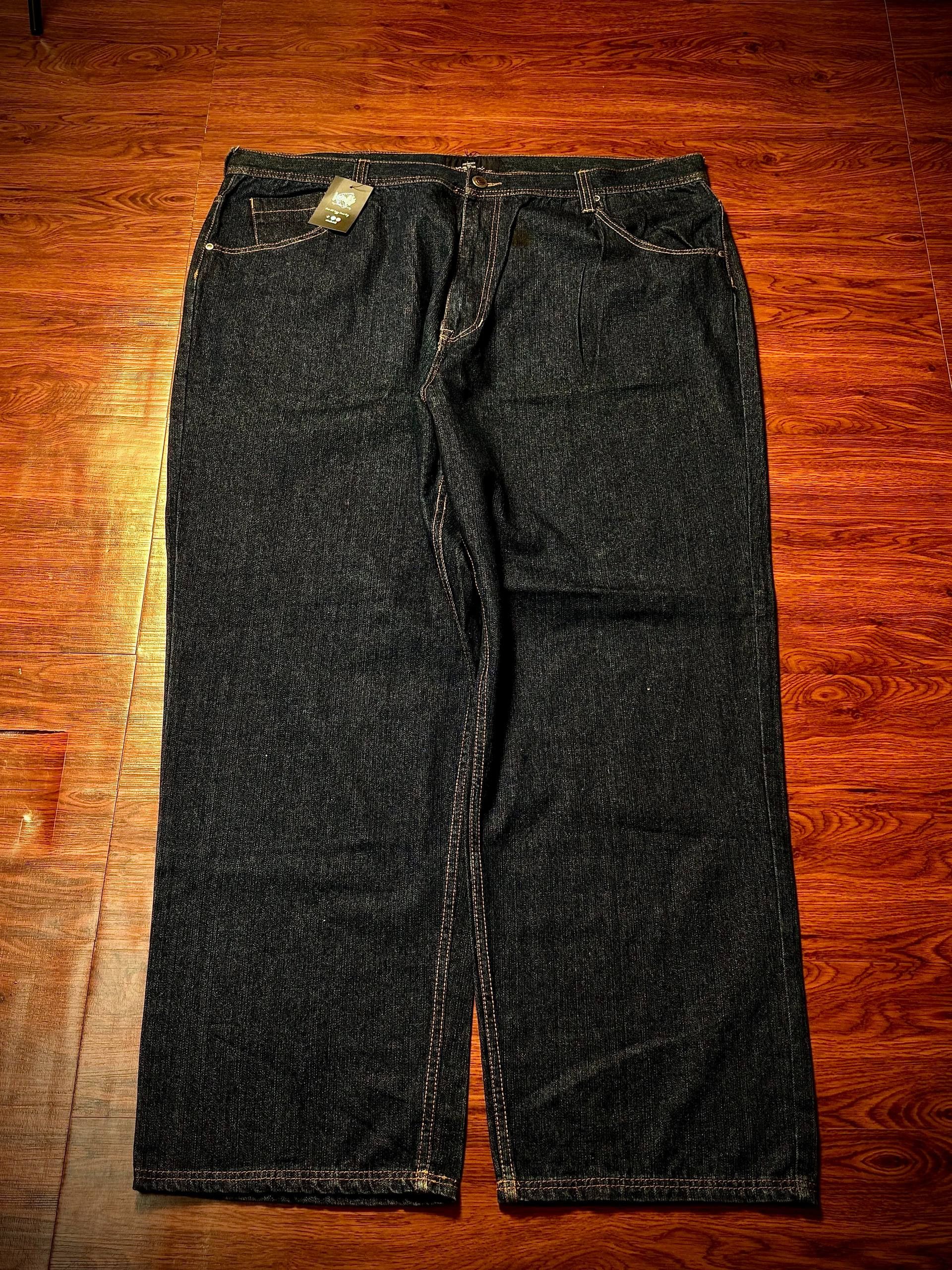 Phat Farm Vintage 00s Phat Farm Blue Denim Tribal Design Style Size US 44 / EU 60 - 4 Thumbnail