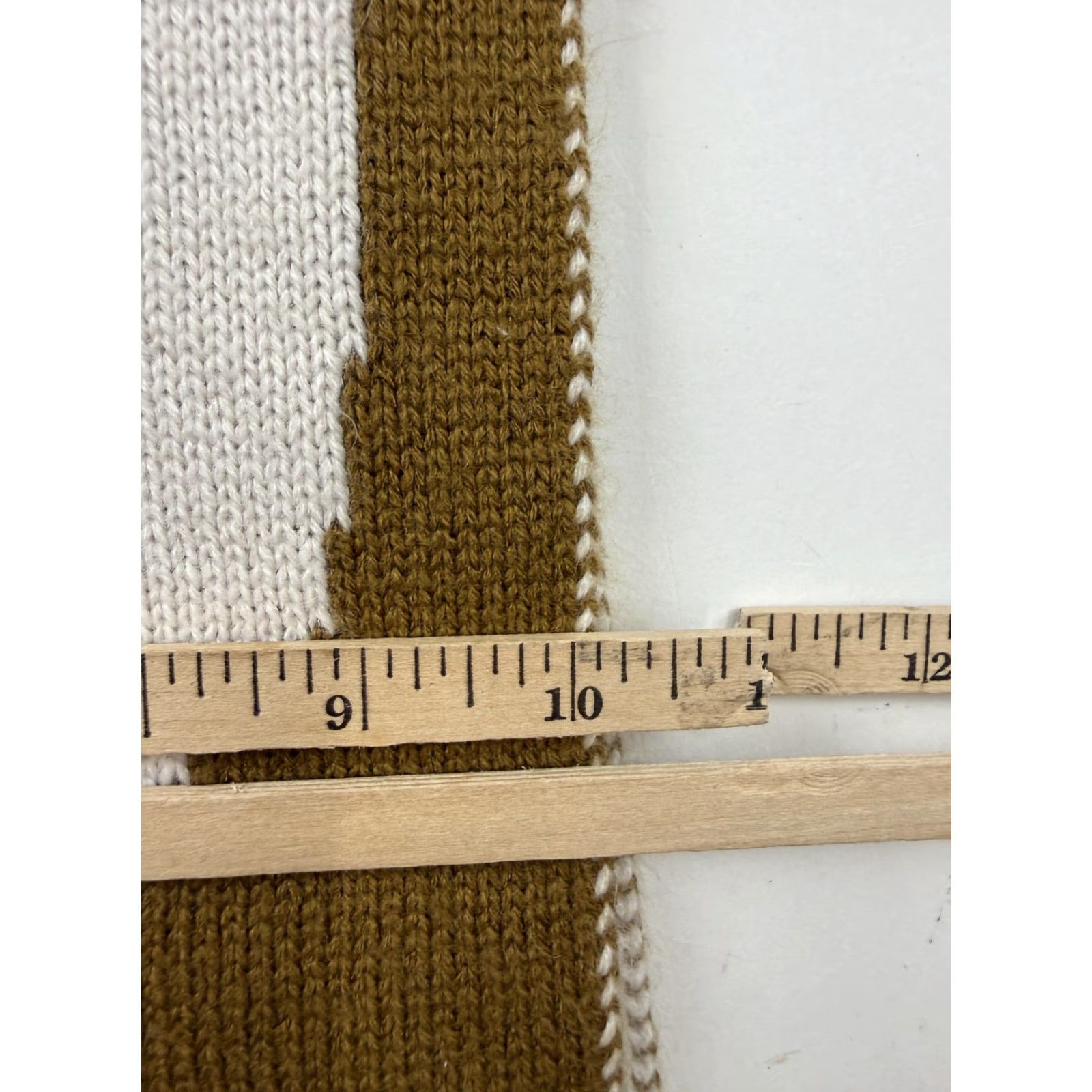Marimekko Marimekko Scarf Womens One Size Brown Wool Knit Polka Dot Rectangle Uniqlo Size ONE SIZE - 7 Thumbnail