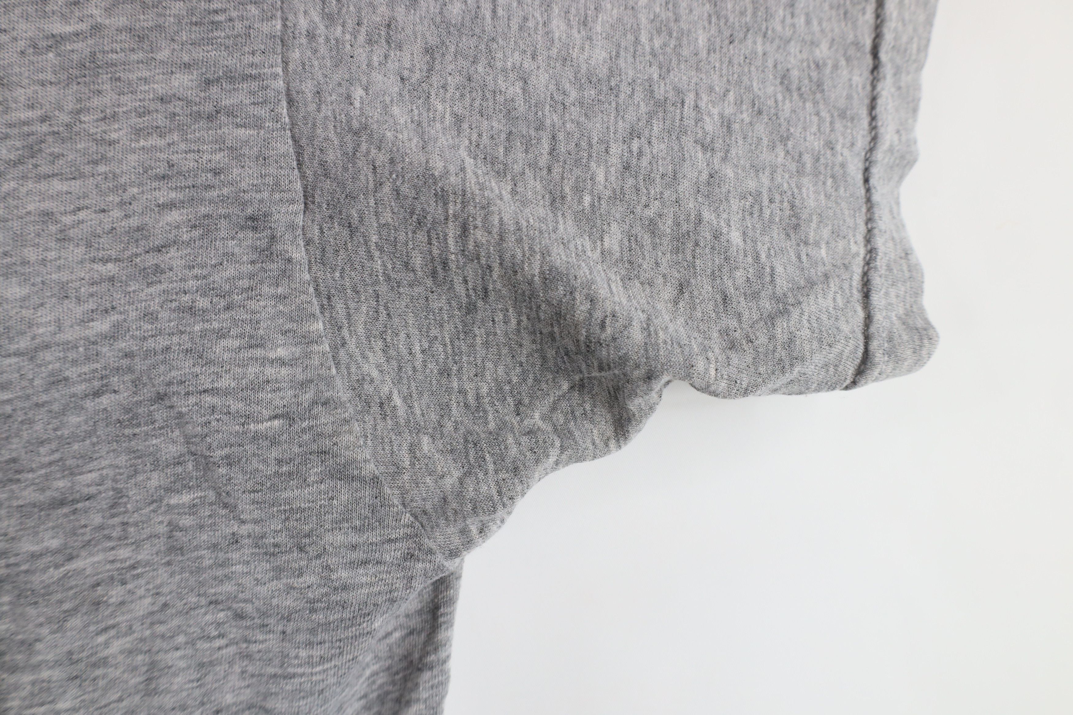 Vintage Vintage 90s Streetwear Blank Pocket T-Shirt Heather Gray Size US L / EU 52-54 / 3 - 7 Thumbnail
