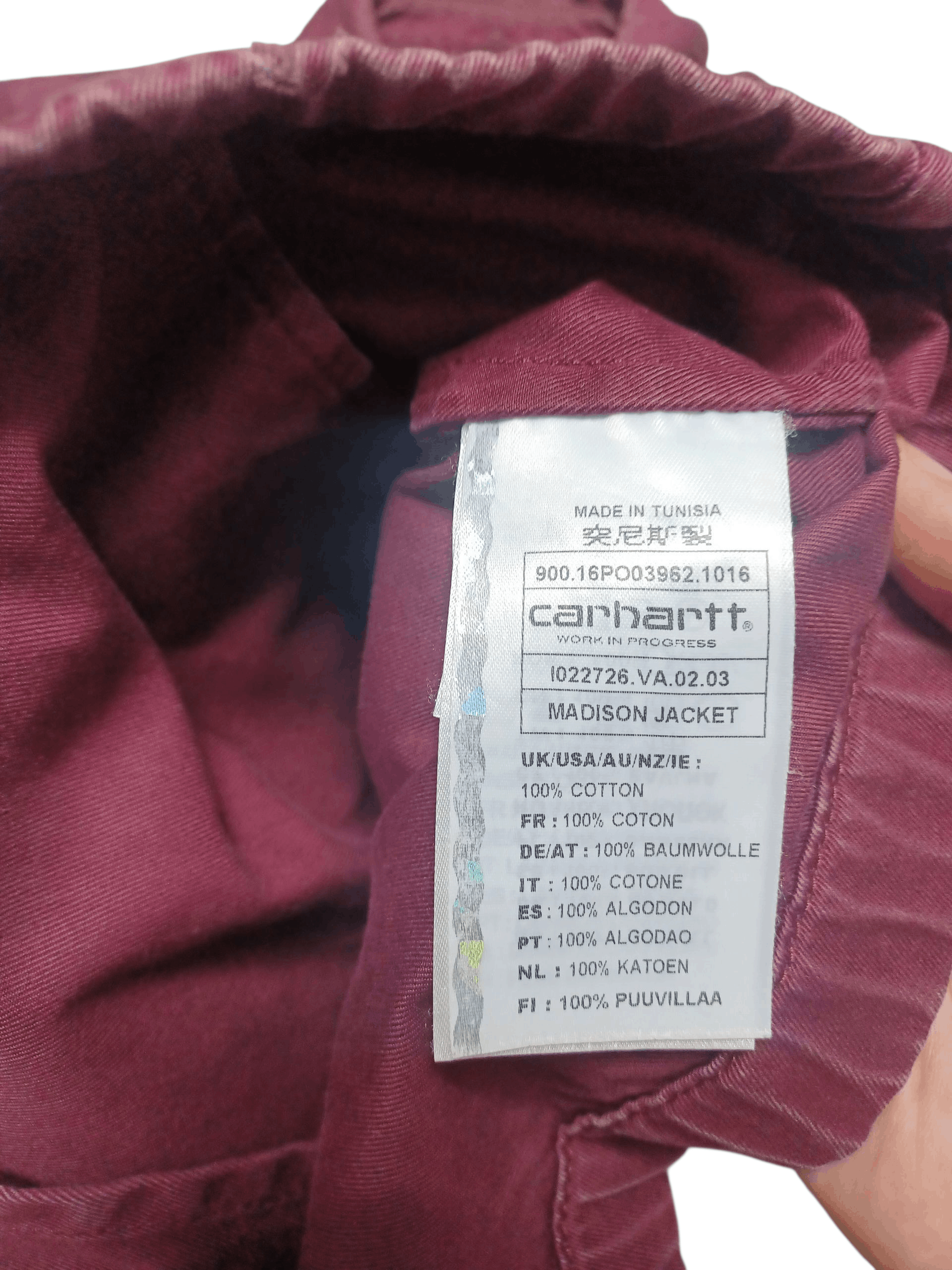 Carhartt CARHARTT WIP VINTAGE FADED JACKET SK8 STREETWEAR WORKWEAR Size US XL / EU 56 / 4 - 6 Thumbnail