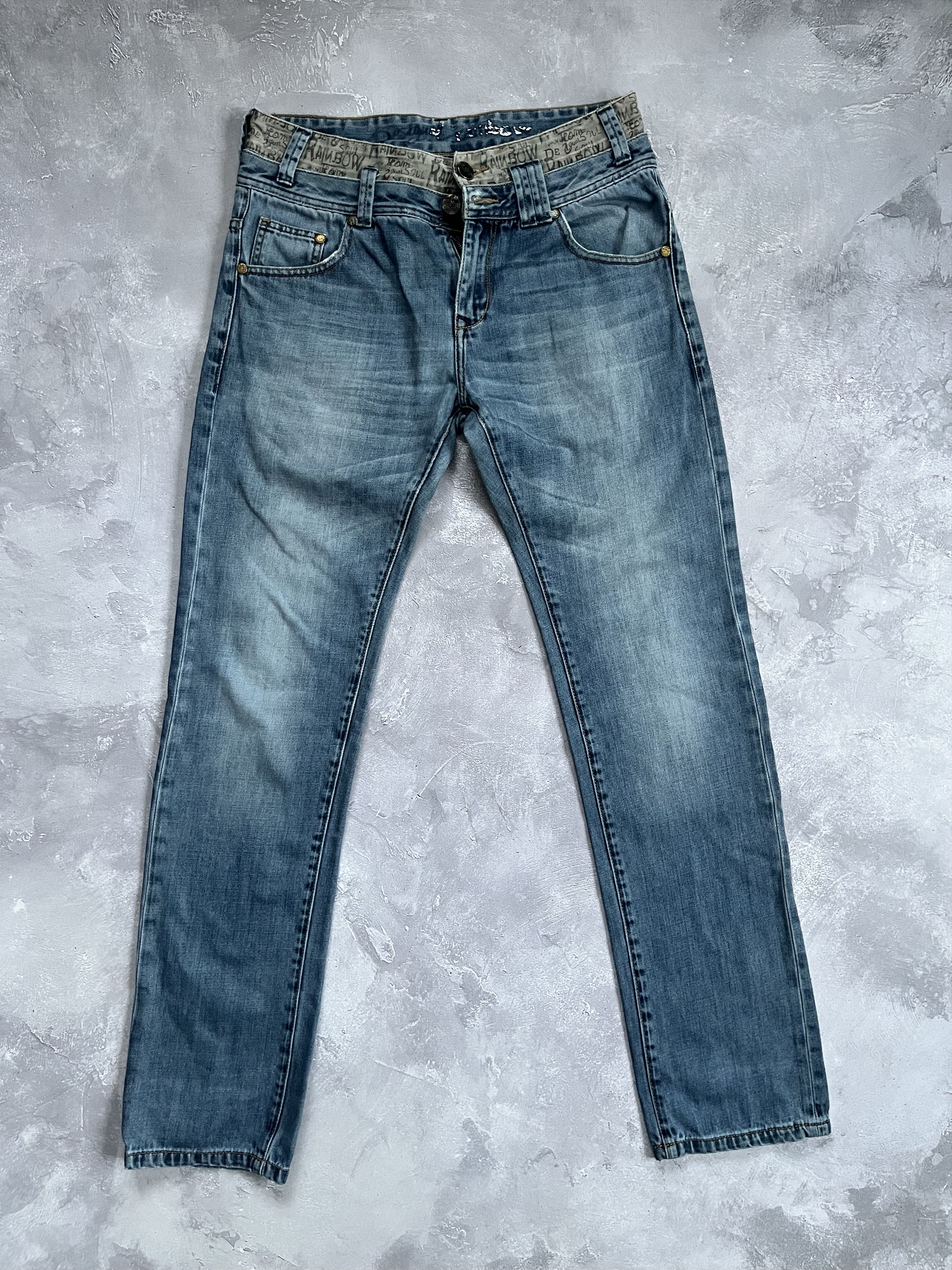Desigual Vintage Desigual Y2K Jeans Logo Distressed Denim Embroidered Size US 30 / EU 46 - 2 Thumbnail