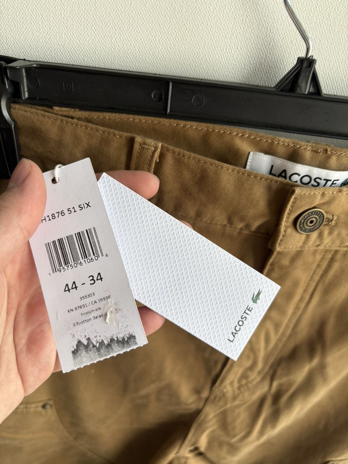 Lacoste Streetwear Hype Lacoste Baggy 34x34 Carpenter Pants Size US 34 / EU 50 - 3 Thumbnail