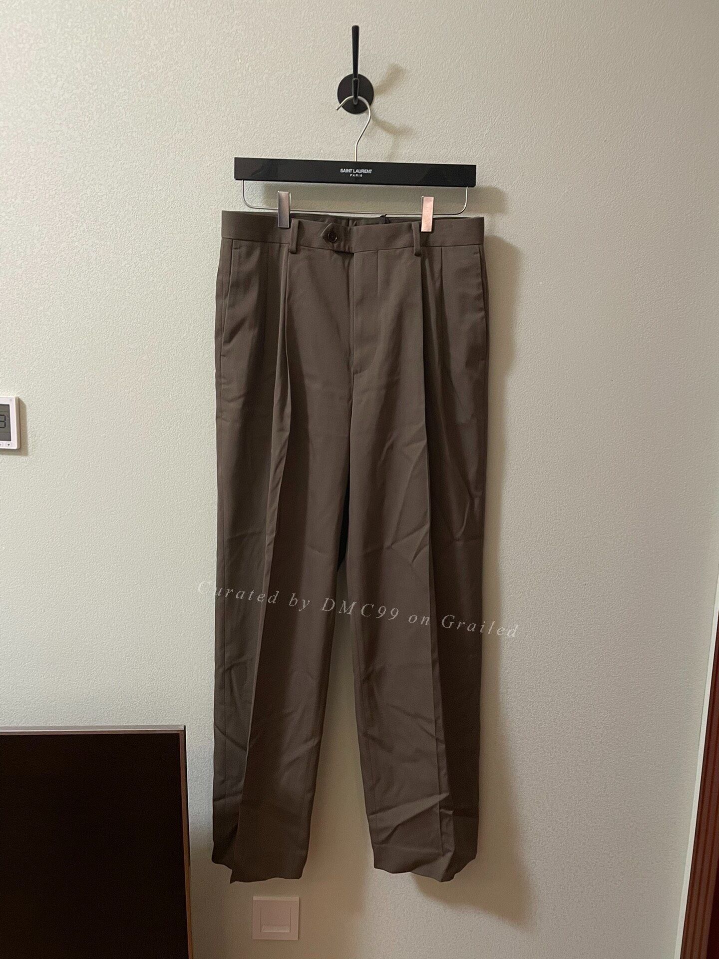 Auralee Wool Two-Tuck Slacks