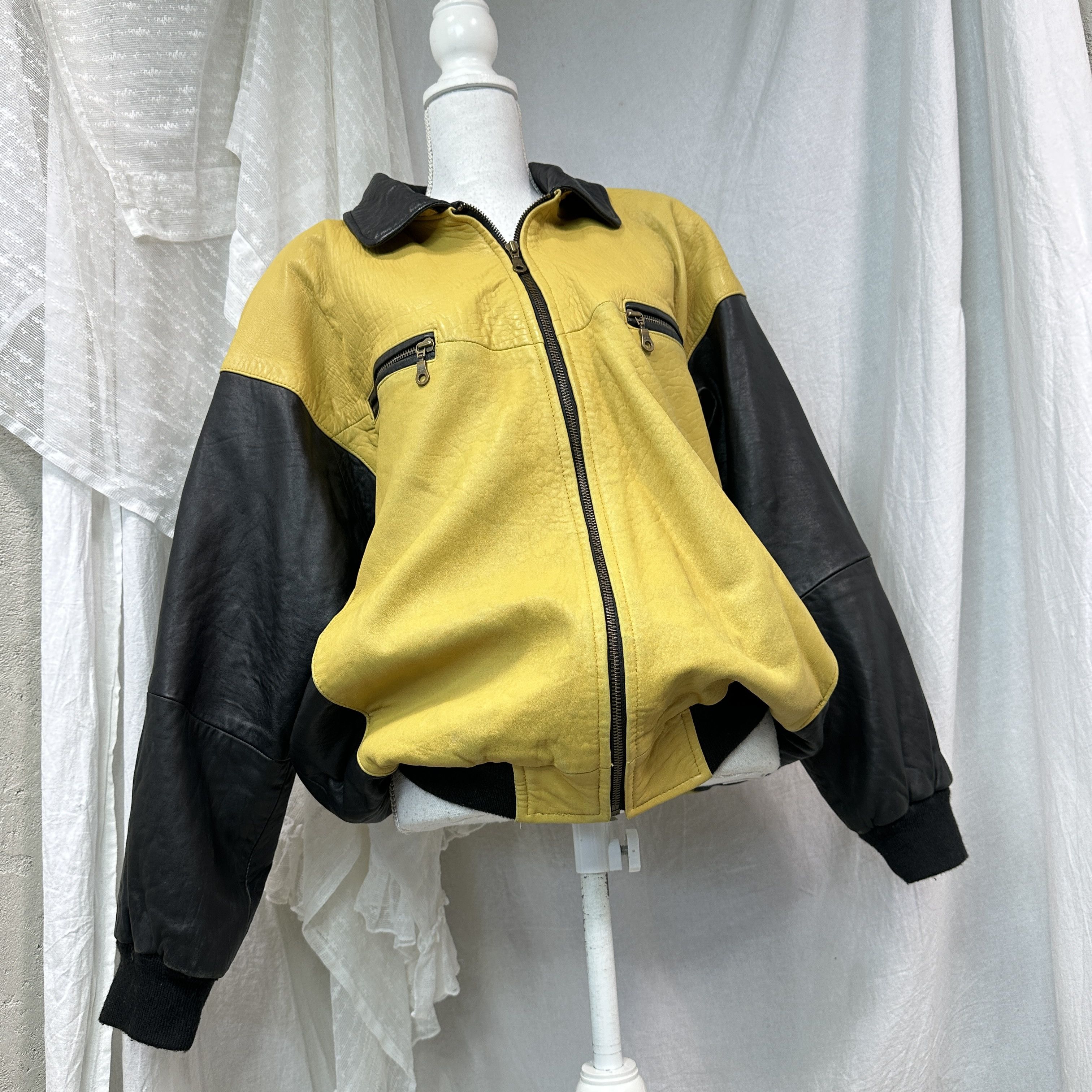 Vintage Vintage Leather Old School Moto Biker Jacket 80s Size US XL / EU 56 / 4 - 1 Thumbnail