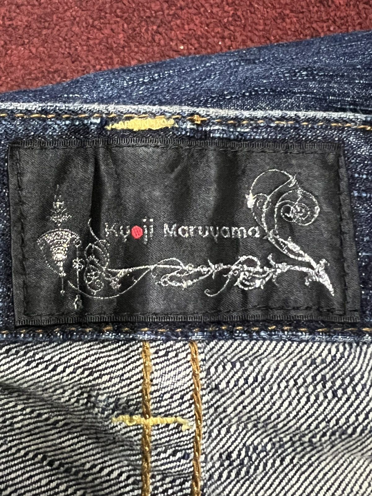 Japanese Brand Kyoji maruyama denim jeans zipper japan vintage Size US 33 - 4 Thumbnail
