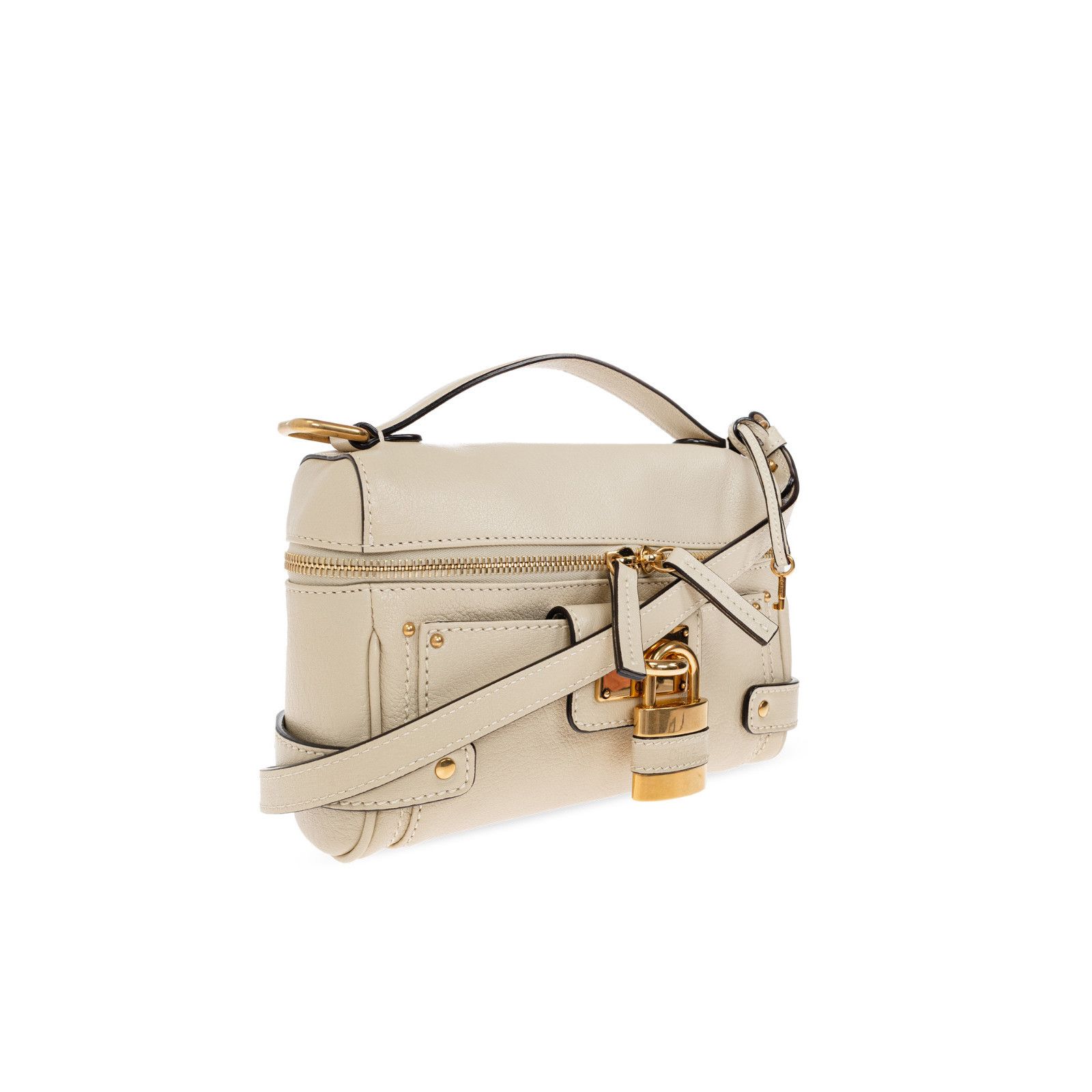 Chloe CHLOE Ivory Paddington Vanity Top Handle Bag New & Authentic Size ONE SIZE - 3 Thumbnail