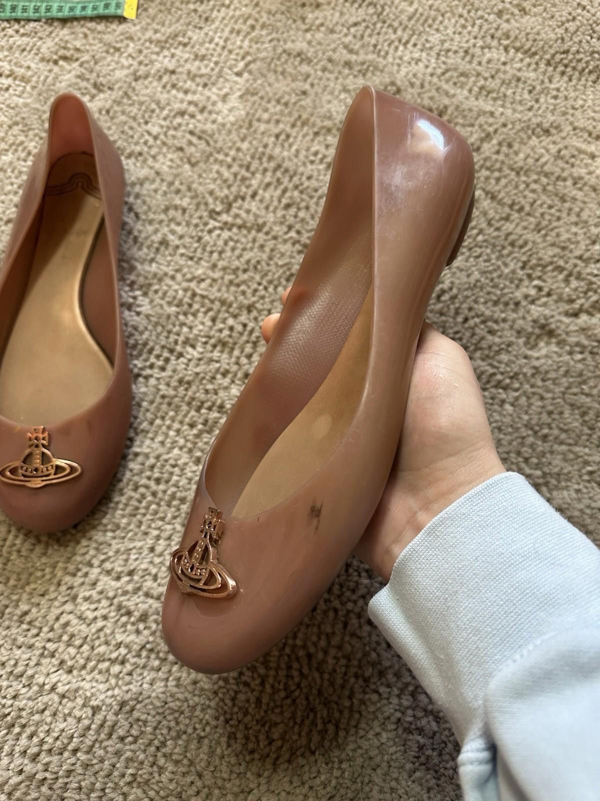 Melissa × Vivienne Westwood Vivienne Westwood Melissa Ballet Flats Sz 38 Size US 8 / IT 38 - 3 Thumbnail