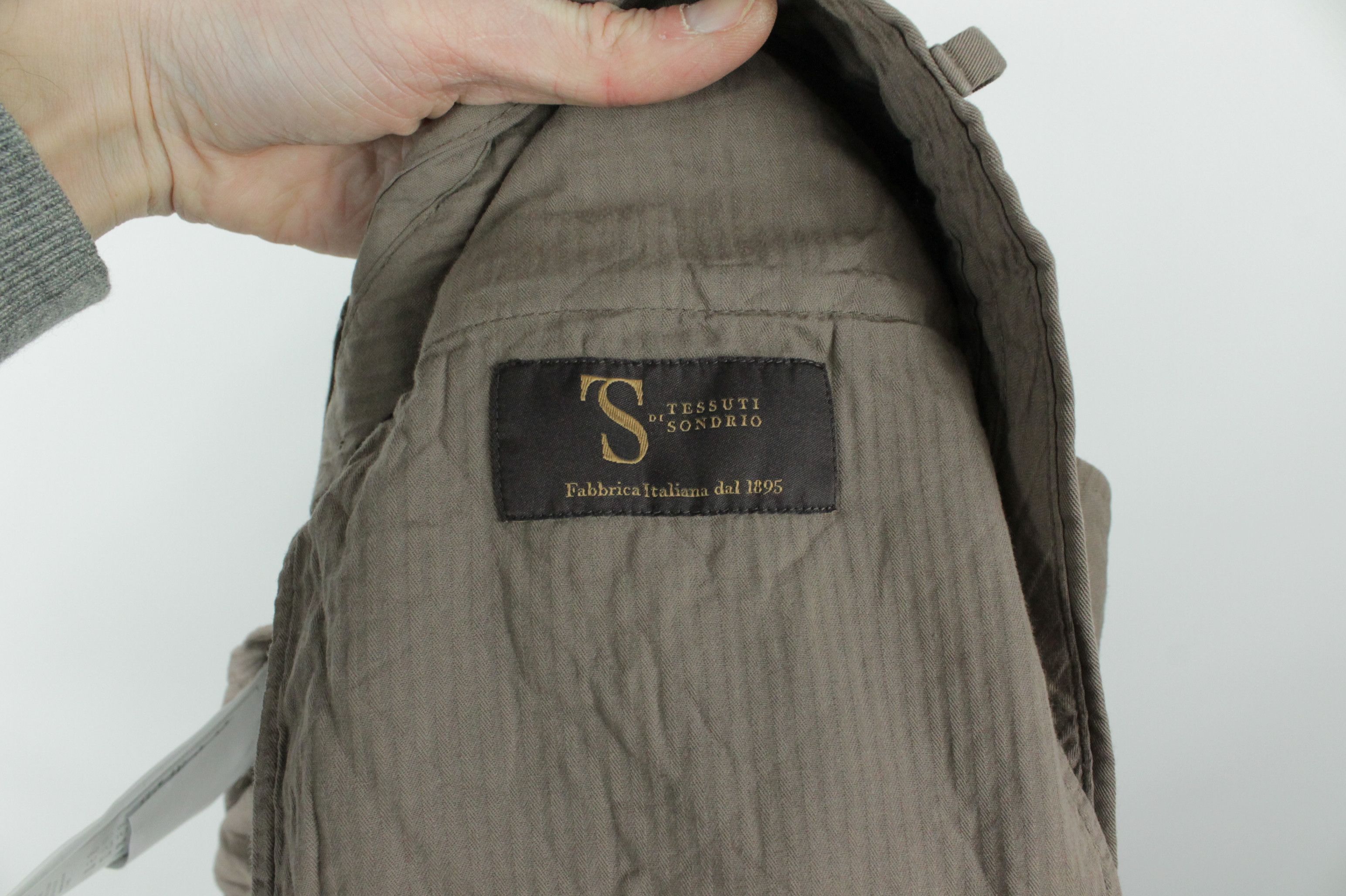 Suitsupply Suitsupply Cotton/Linen Cropped Campo Chino Pants Size US 42 / EU 58 - 10 Thumbnail
