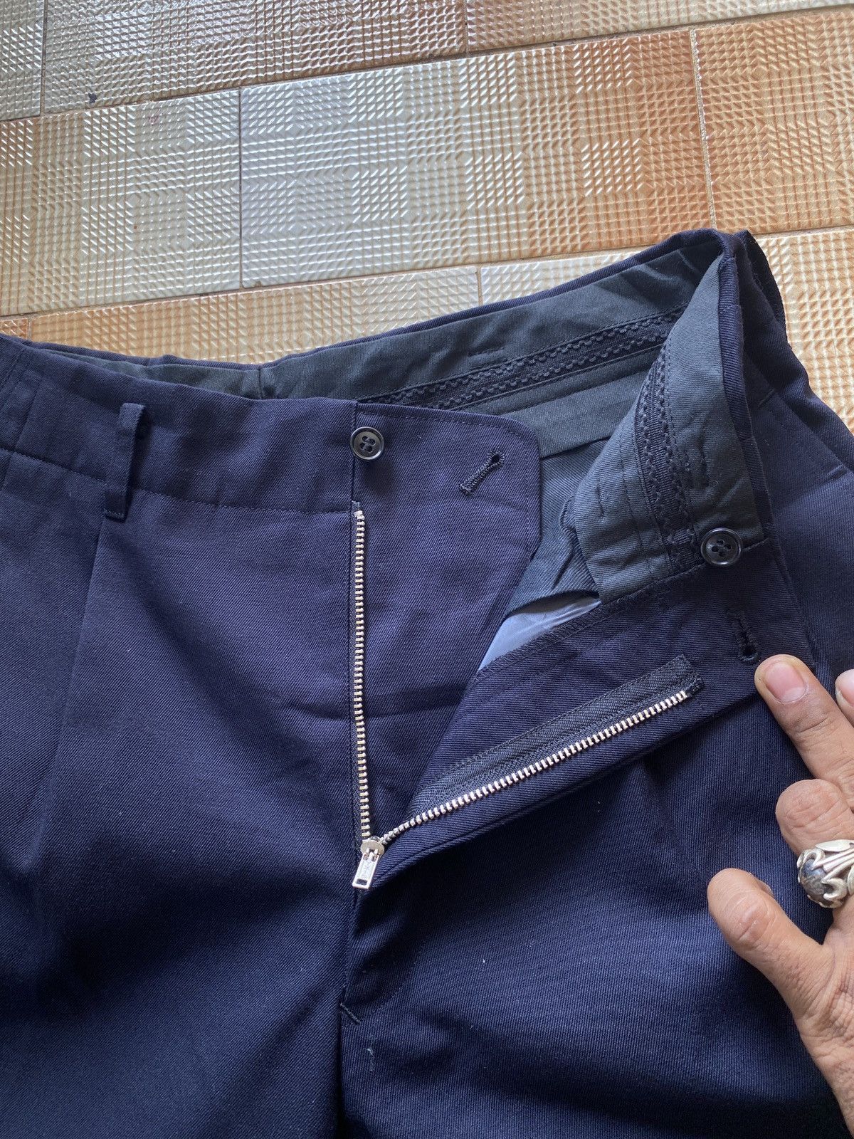 Japanese Brand × Yohji Yamamoto Vintage yohji yamamoto railway company trousers pants Size US 28 / EU 44 - 7 Thumbnail