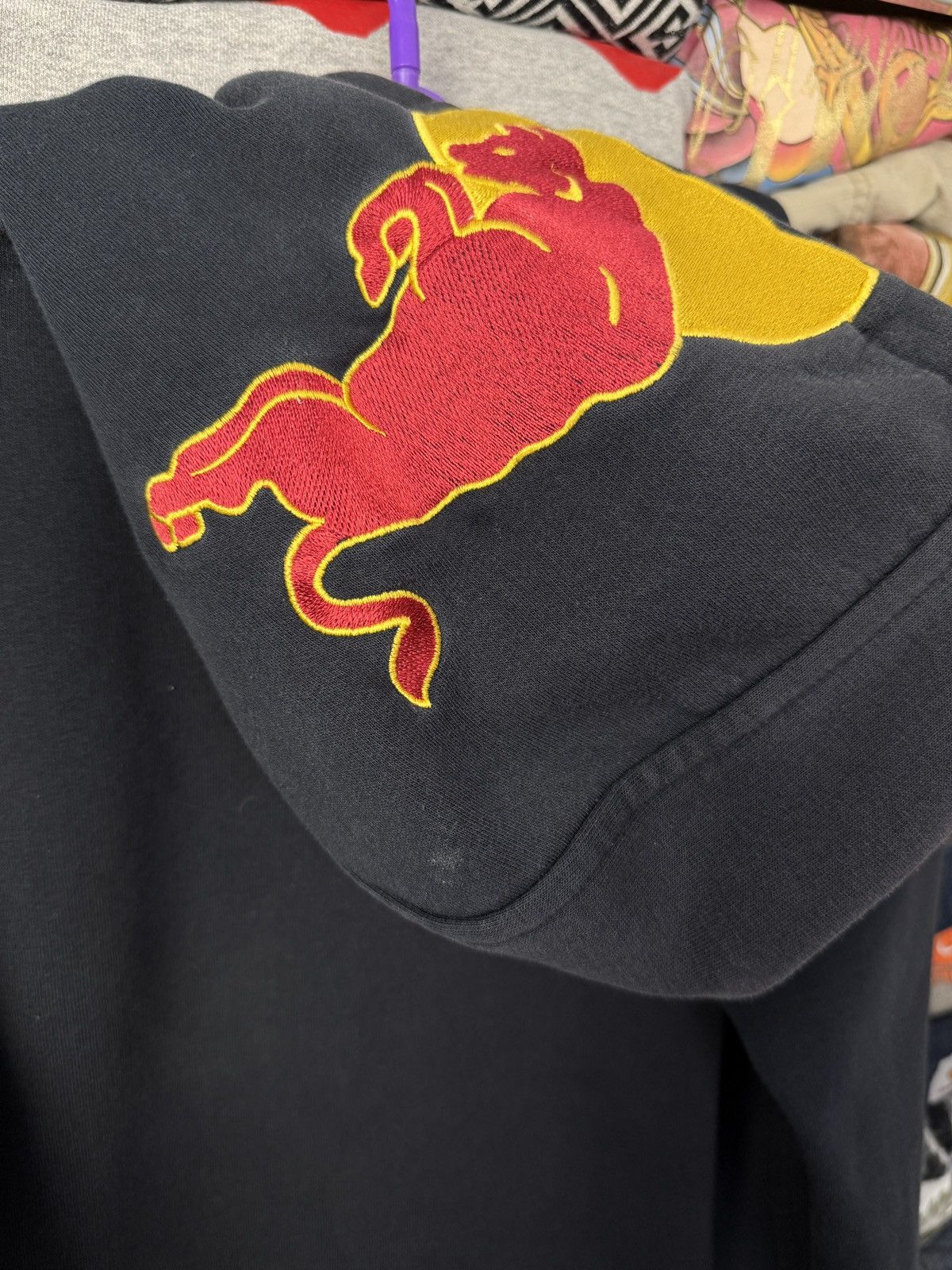 Japanese Brand Red Bull Vintage Zip Hoodie Big Center Logo Y2K Size US S / EU 44-46 / 1 - 16 Thumbnail
