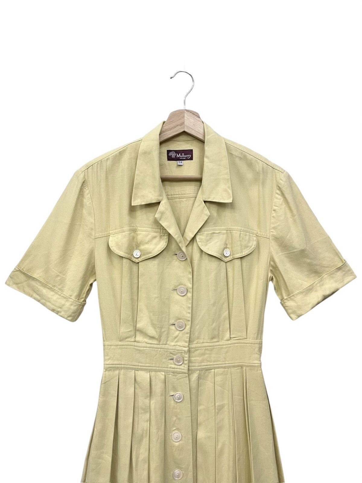 Mulberry VERY RARE🔥Mulberry England Saharienne Safari Dress Size 34 Size S / US 4 / IT 40 - 3 Thumbnail