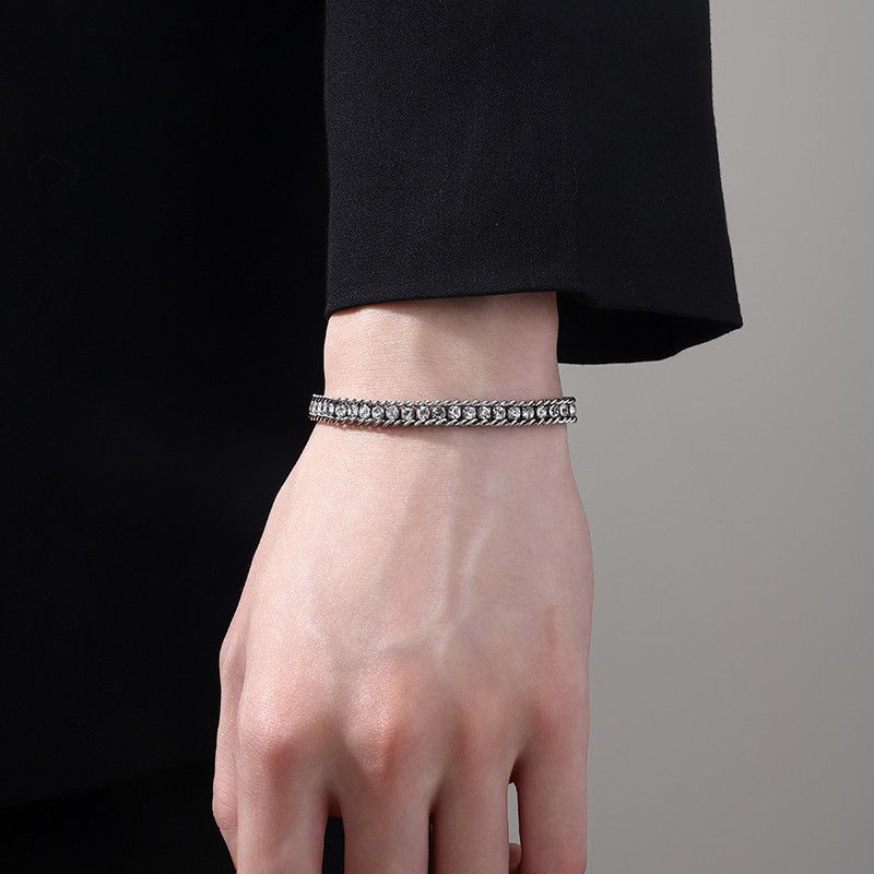 Jewelry Hip-hop Bracelet Y2K Punk Chain Gotch Bracelets Chains Size ONE SIZE - 1 Thumbnail