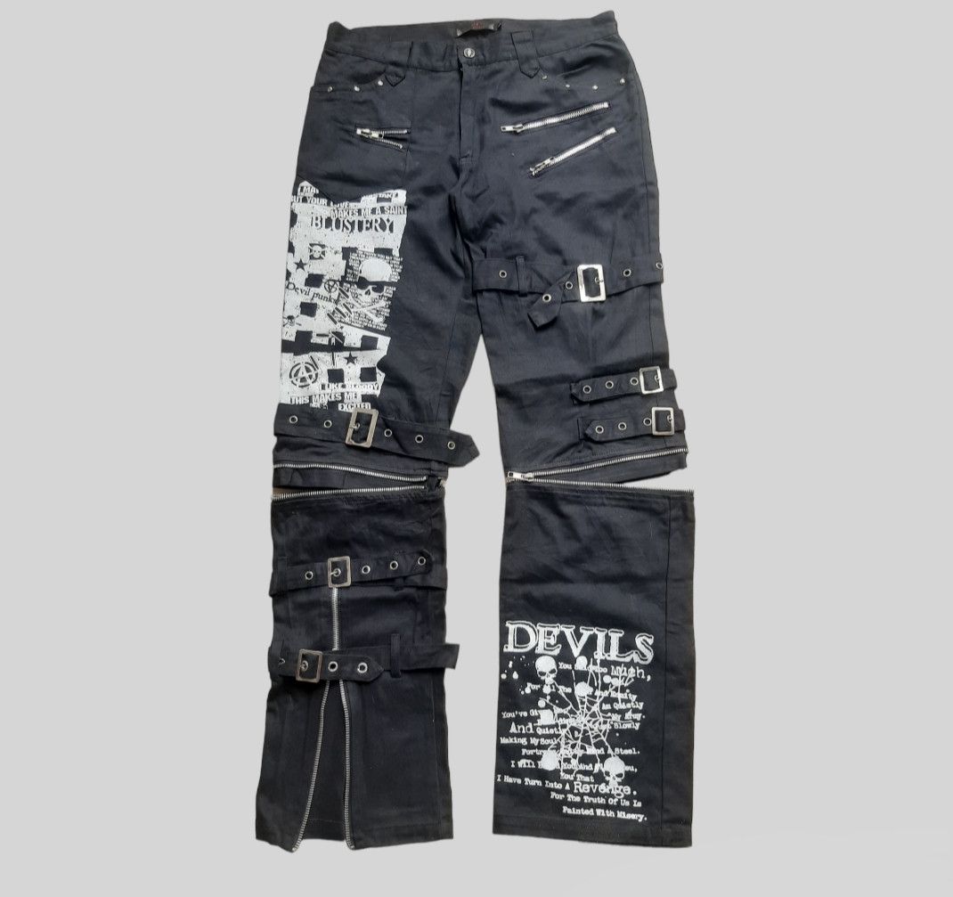 KMRii × Le Grande Bleu (L.G.B.) × Yasuyuki Ishii GLP gothic lolita & Punk bondage pants Size US 32 / EU 48 - 1 Thumbnail