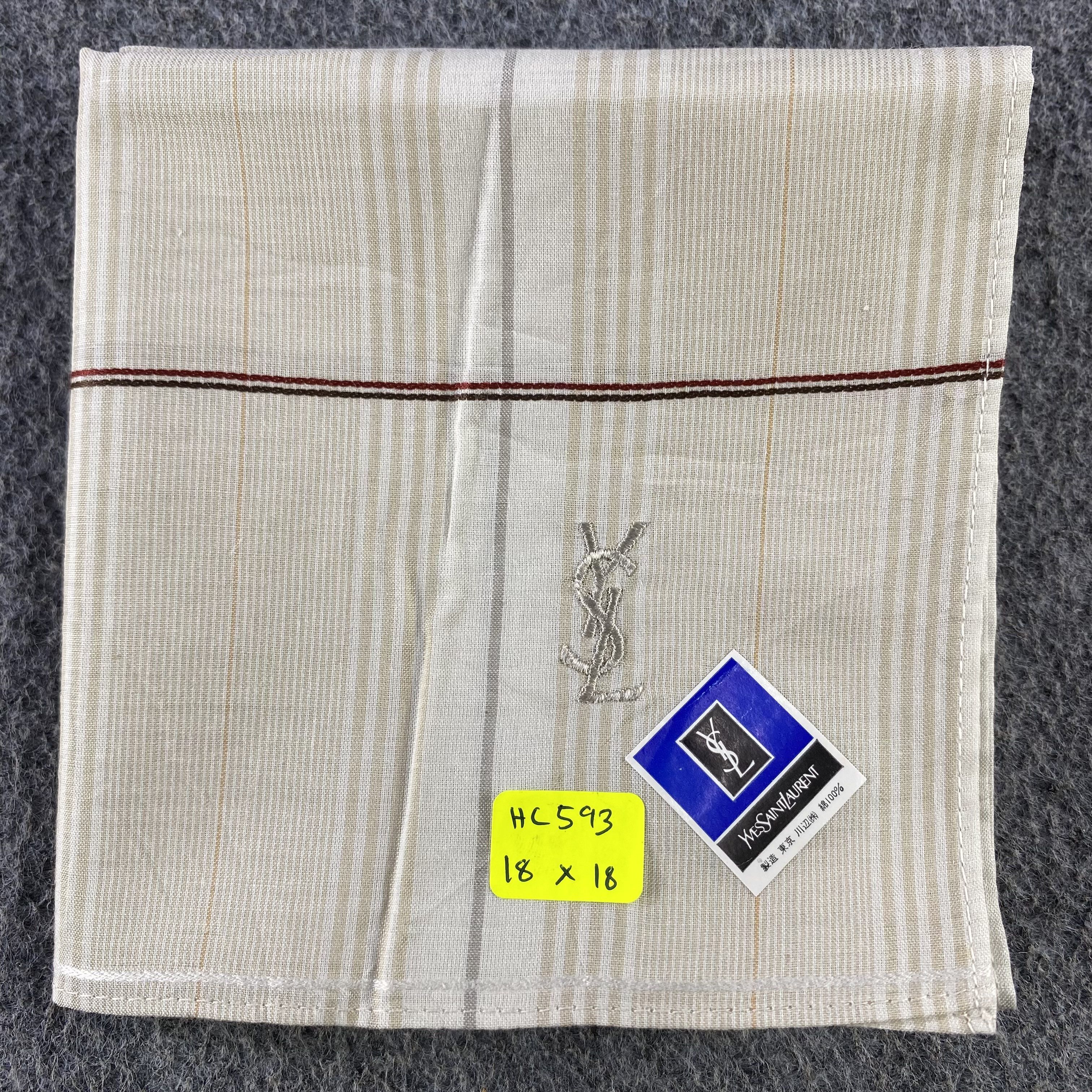 Vintage × Yves Saint Laurent Yves Saint Laurent Handkerchief/Neckerchief/Bandana HC593 Size ONE SIZE - 5 Thumbnail