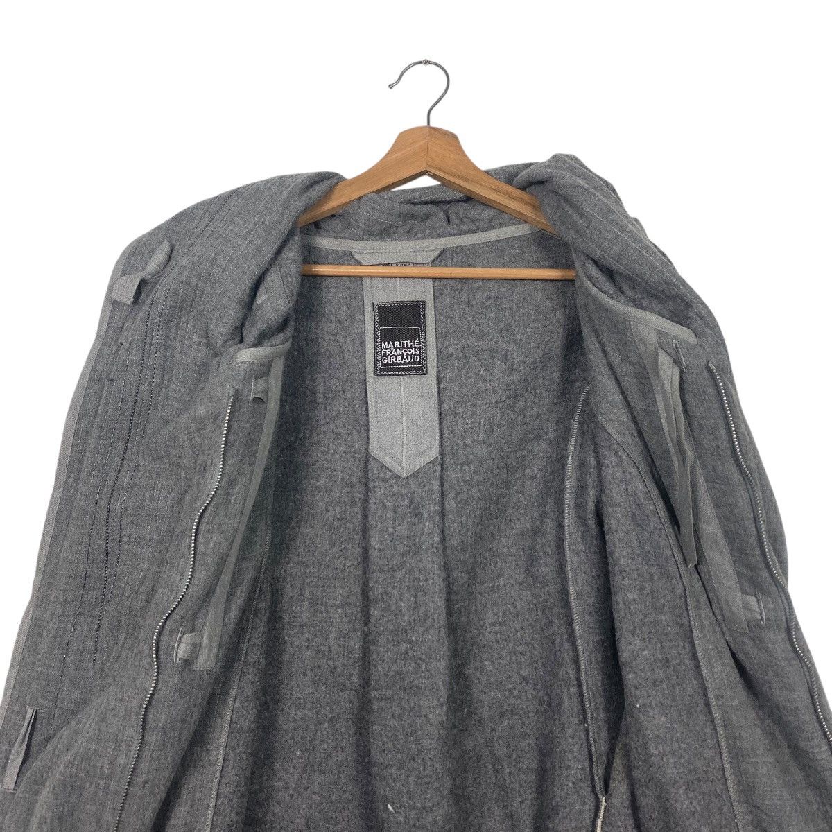 Marithe + Francois Girbaud Vintage 90s Marithe Francois Girbaud Wool Jacket Hoodie Size US S / EU 44-46 / 1 - 13 Thumbnail