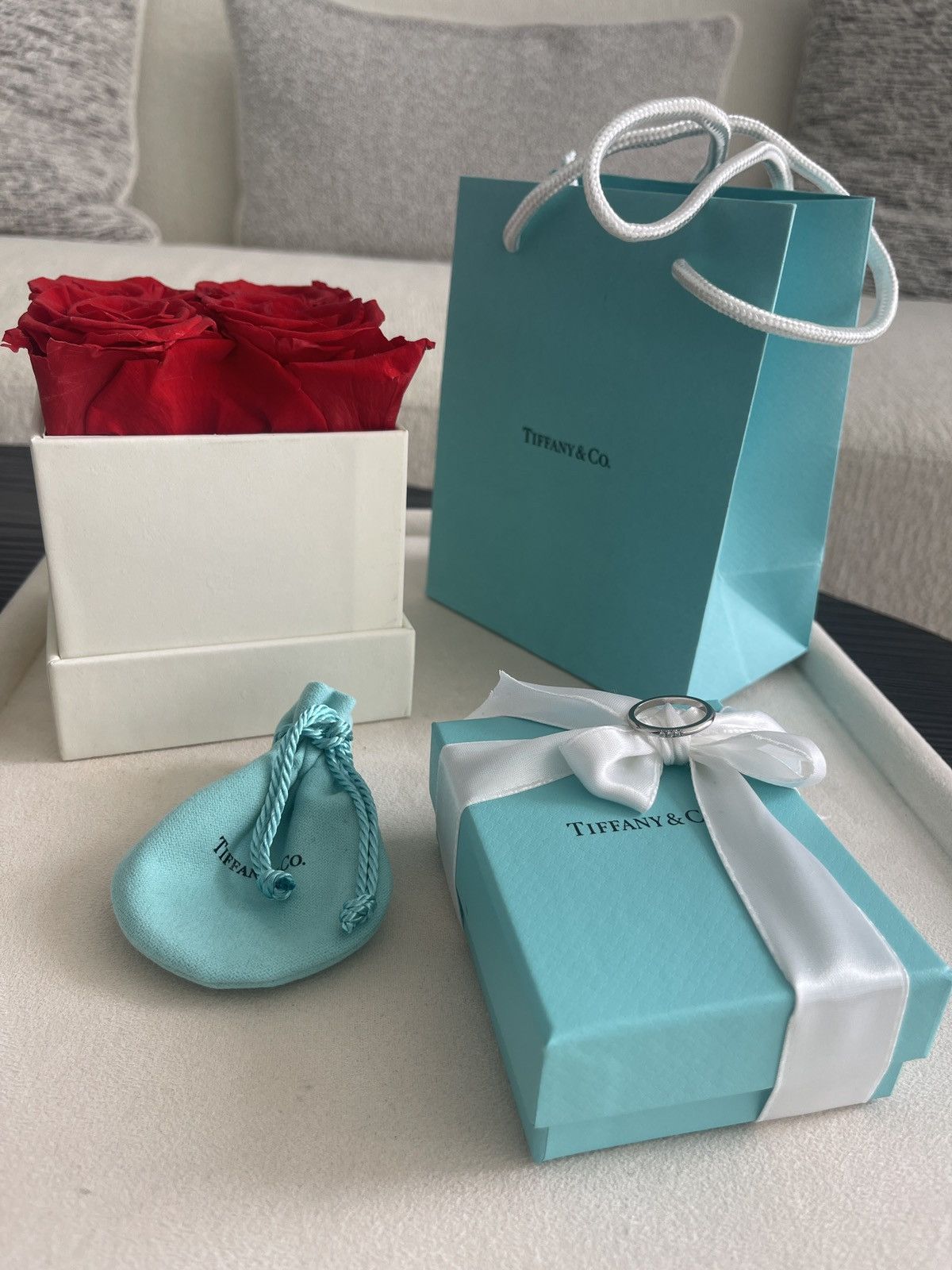 Tiffany & Co. Tiffany & Co. Forever Ring Platinum Diamonds 5.25 $1850 Size ONE SIZE - 1 Thumbnail