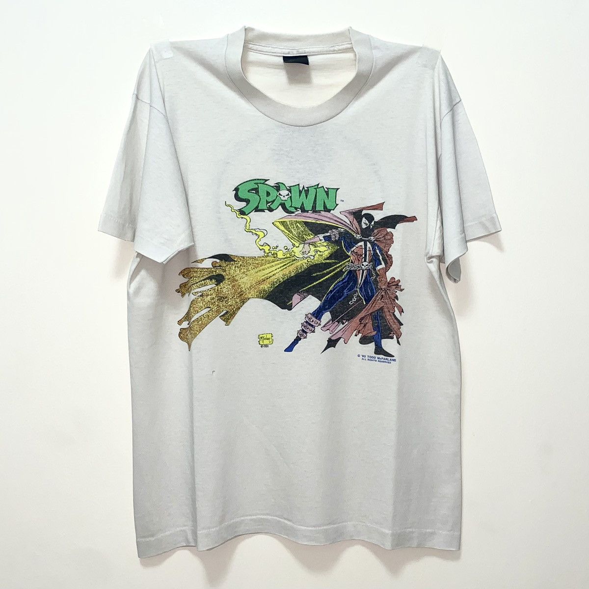 Marvel Comics × Vintage 1993 Spawn T Shirt Size US L / EU 52-54 / 3 - 1 Thumbnail