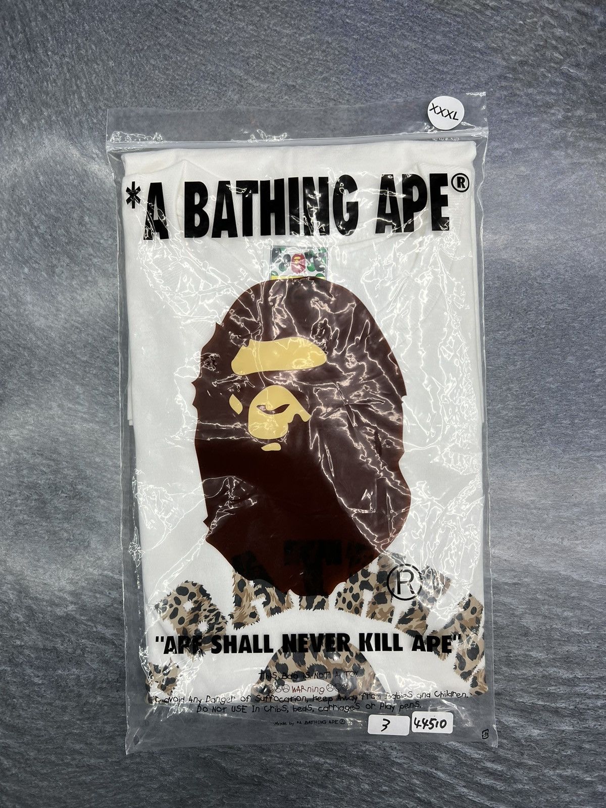 Bape Bape Wild Leopard College T-Shirt (3XL) Size US XXL / EU 58 / 5 - 6 Thumbnail