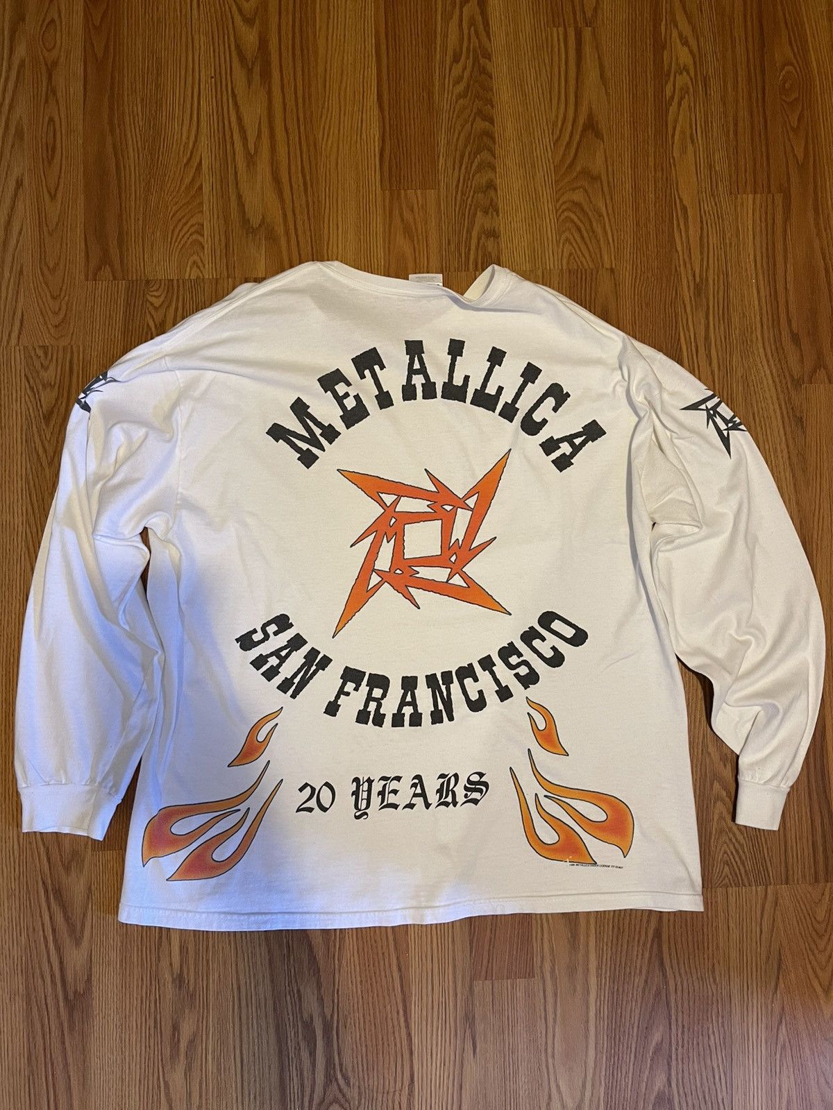 Vintage 1998 Metallica 20 Year L/S Size US XL / EU 56 / 4 - 2 Thumbnail