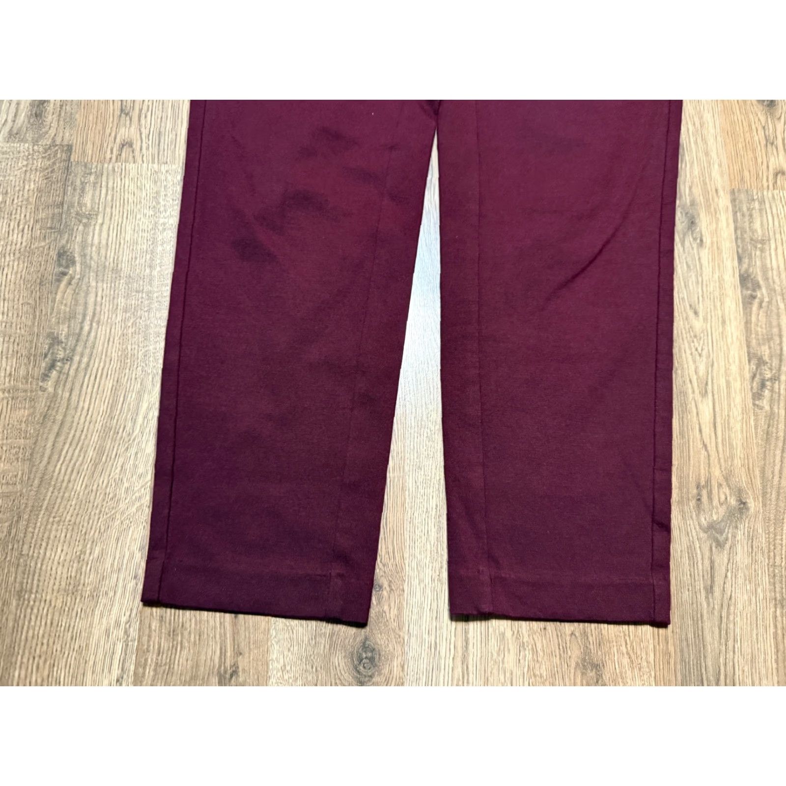 J. Jill J. Jill Pants Women's Medium Red Pull On Ponte Slim Leg High Rise Casual Color Ponte Slim Leg High Rise Womens Size 32" / US 10 / IT 46 - 3 Thumbnail