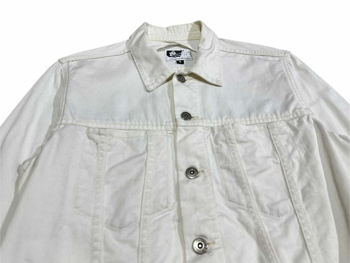 Engineered Garments × Needles × Nepenthes 🔥Vintage Engineered Garments White Denim Trucker Jacket Size US S / EU 44-46 / 1 - 4 Thumbnail