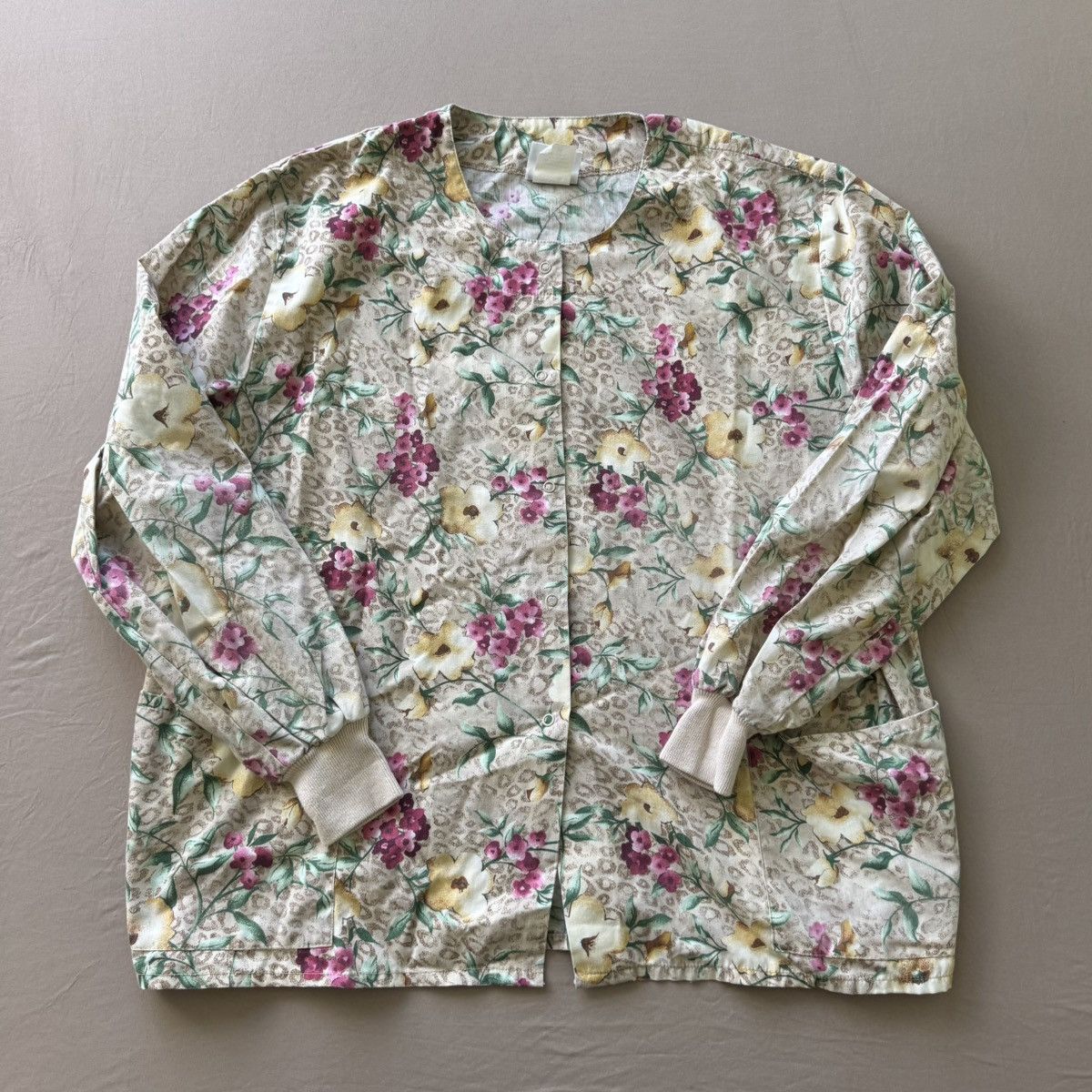 Other Vintage Stars Scrubs Floral House Shirt Size XXL / US 16-18 / IT 52-54 - 1 Thumbnail