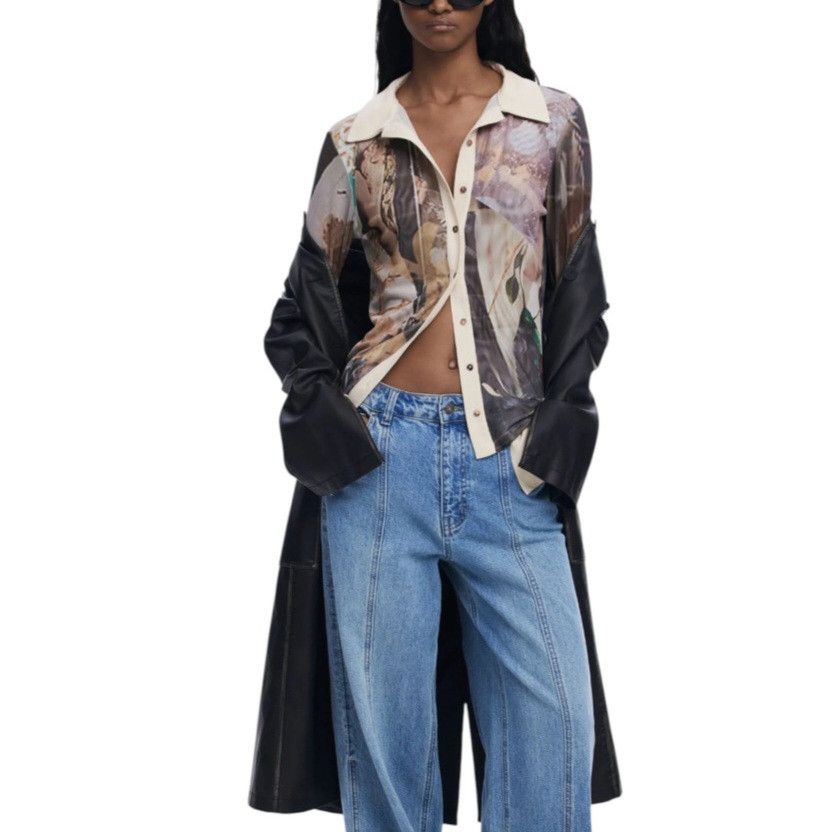 Desigual Desigual Women Shirt Size M / US 6-8 / IT 42-44 - 2 Thumbnail