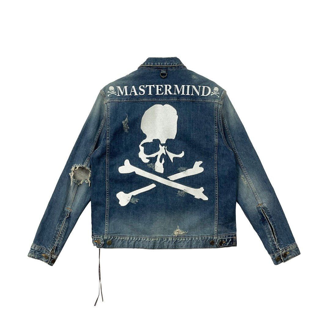 Mastermind Japan Mastermind Japan Skull Logo Denim Jacket Size US L / EU 52-54 / 3 - 1 Thumbnail