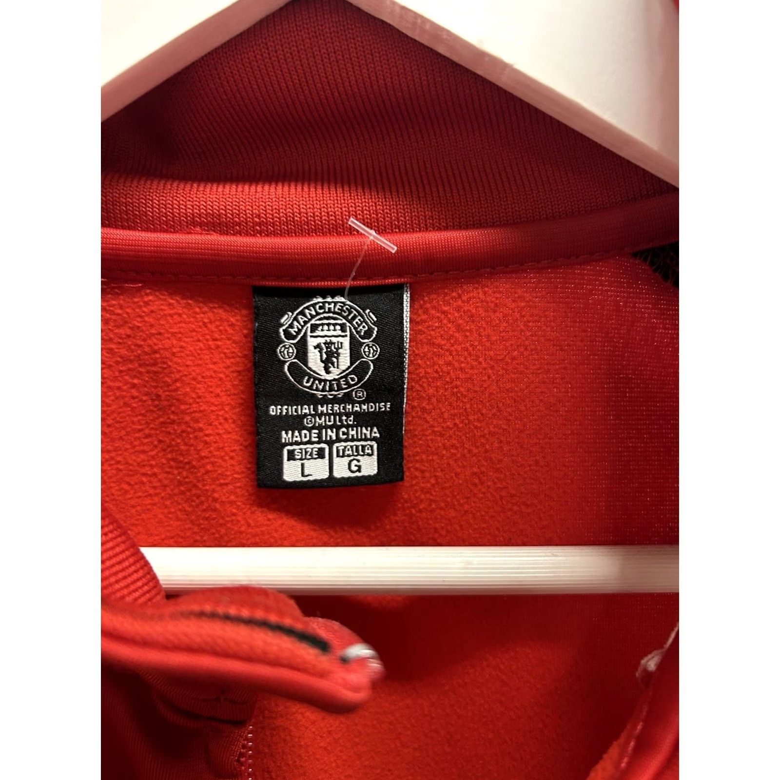 Vintage VINTAGE Rhinox Manchester United Premier League Red/Black ZipUp Jacket Men L Size US L / EU 52-54 / 3 - 7 Thumbnail