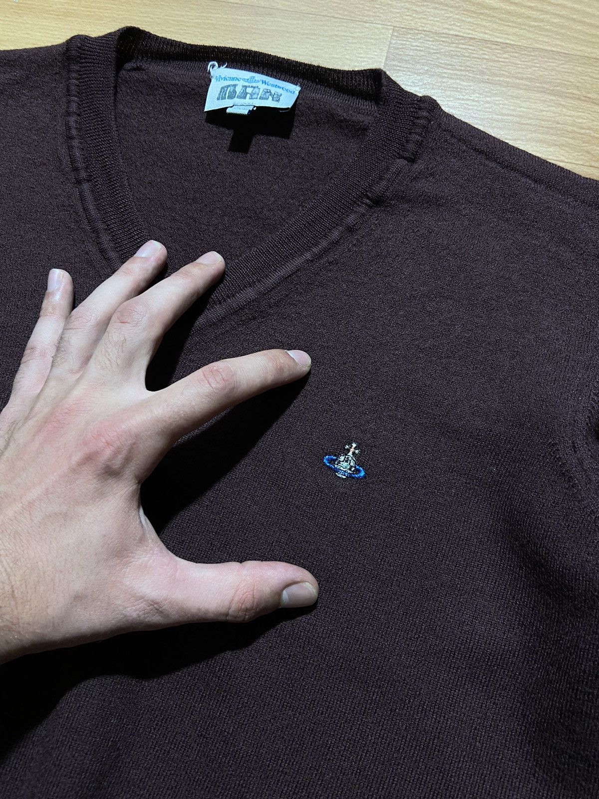 Vivienne Westwood Vivienne Westwood Wool Sweater Designed Style Logo Knitwear Size US XS / EU 42 / 0 - 4 Thumbnail