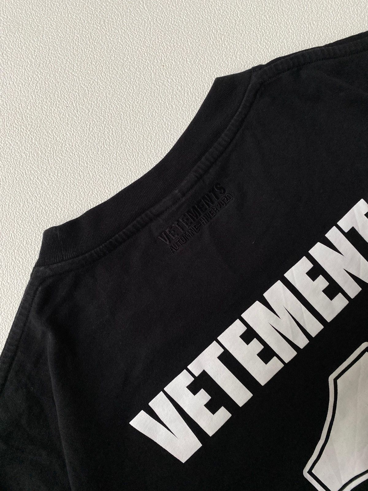 Vetements Vetements Black Sun Number T-Shirt Size US M / EU 48-50 / 2 - 7 Thumbnail