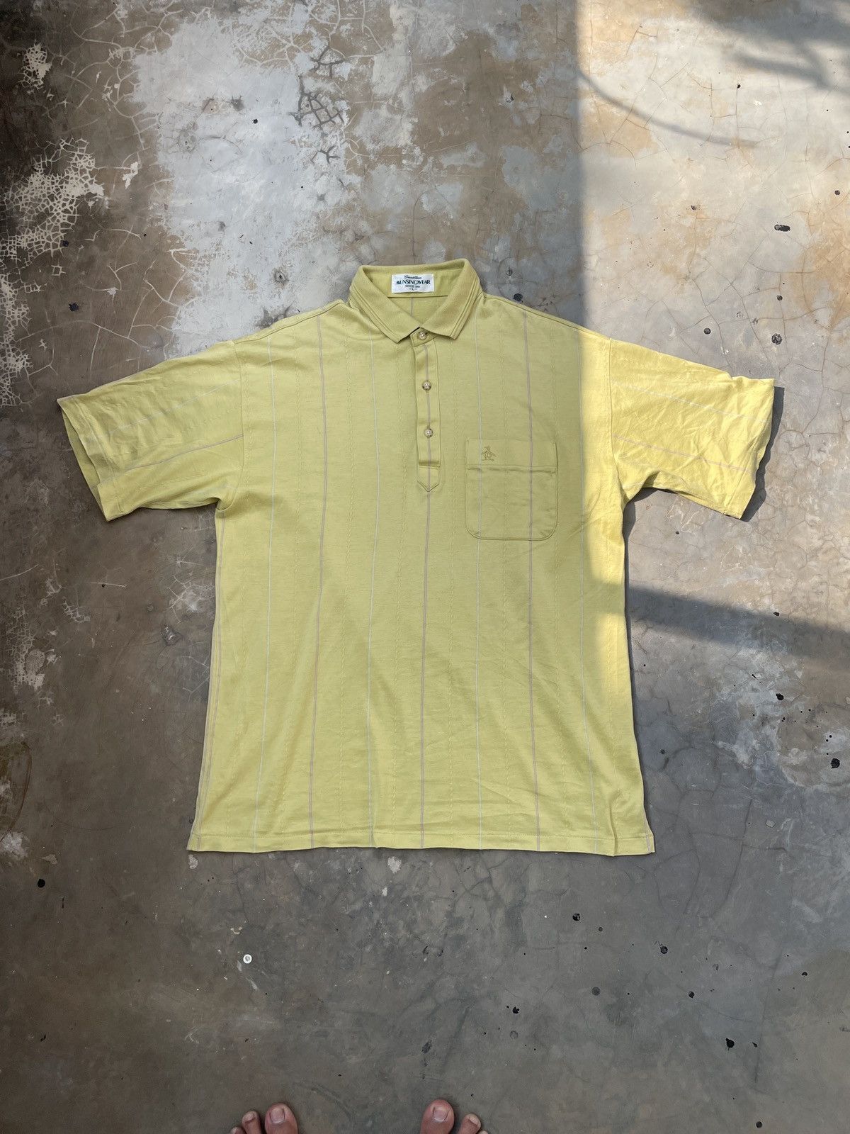Japanese Brand Vintage Grand Slam Musingwear Pinguin Polo Shirt Made Japan Size US L / EU 52-54 / 3 - 1 Thumbnail