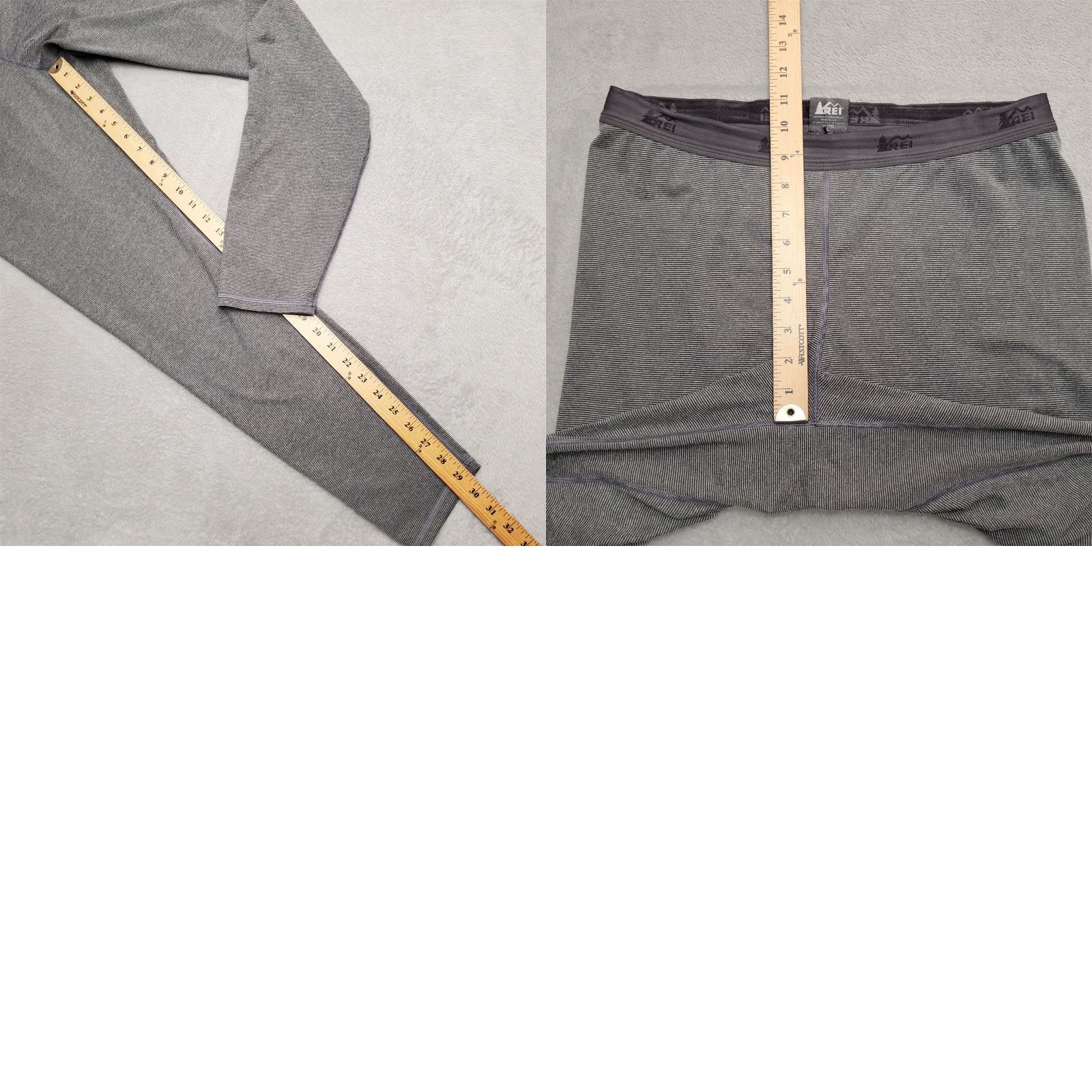 Vintage REI Pants Womens L Gray Lightweight Performance Stretch Sweat Athleisure Size 36" / US 14 / IT 50 - 8 Thumbnail