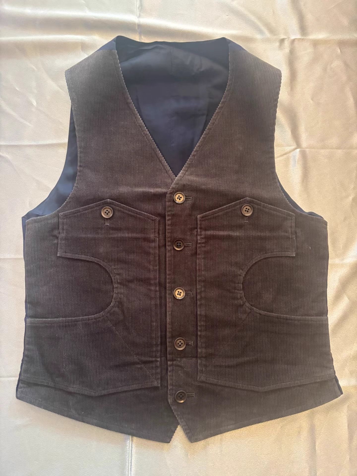 Yohji Yamamoto yohji yamamoto pourhomme Moss Corduroy Hunting Vest K11 Size US M / EU 48-50 / 2 - 1 Thumbnail