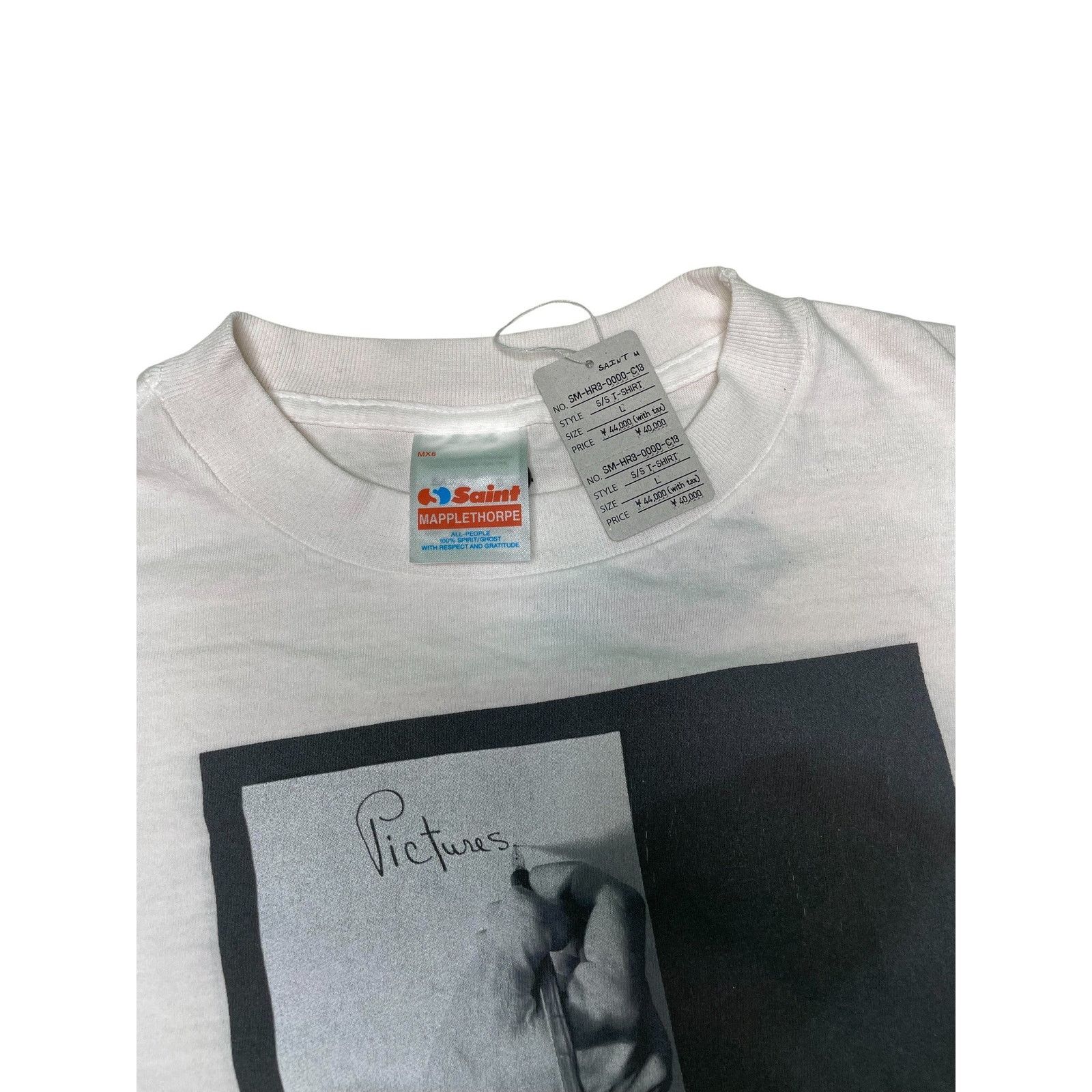 Saint Michael Saint Michael 'Pictures ' White & Black Tee Size US L / EU 52-54 / 3 - 2 Thumbnail