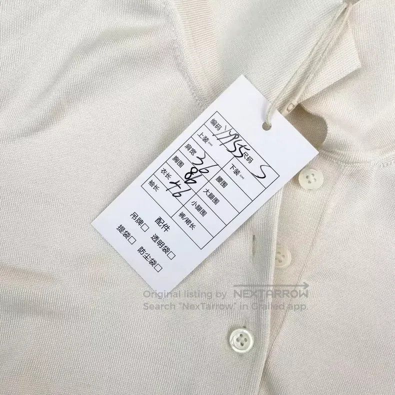 Loewe Loewe Mulberry Silk Polo Knit Shirt Size S / US 4 / IT 40 - 6 Thumbnail