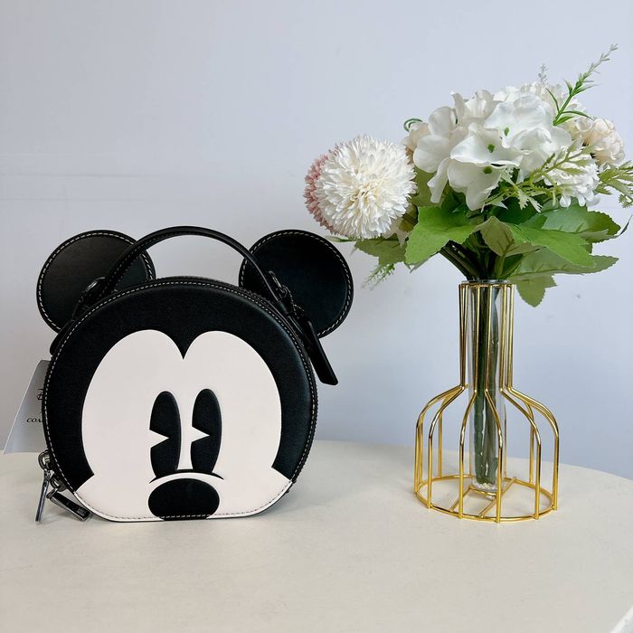 Coach Coach CM840 Disney X Coach Mickey Mouse Ear Bag IN Black Grailed