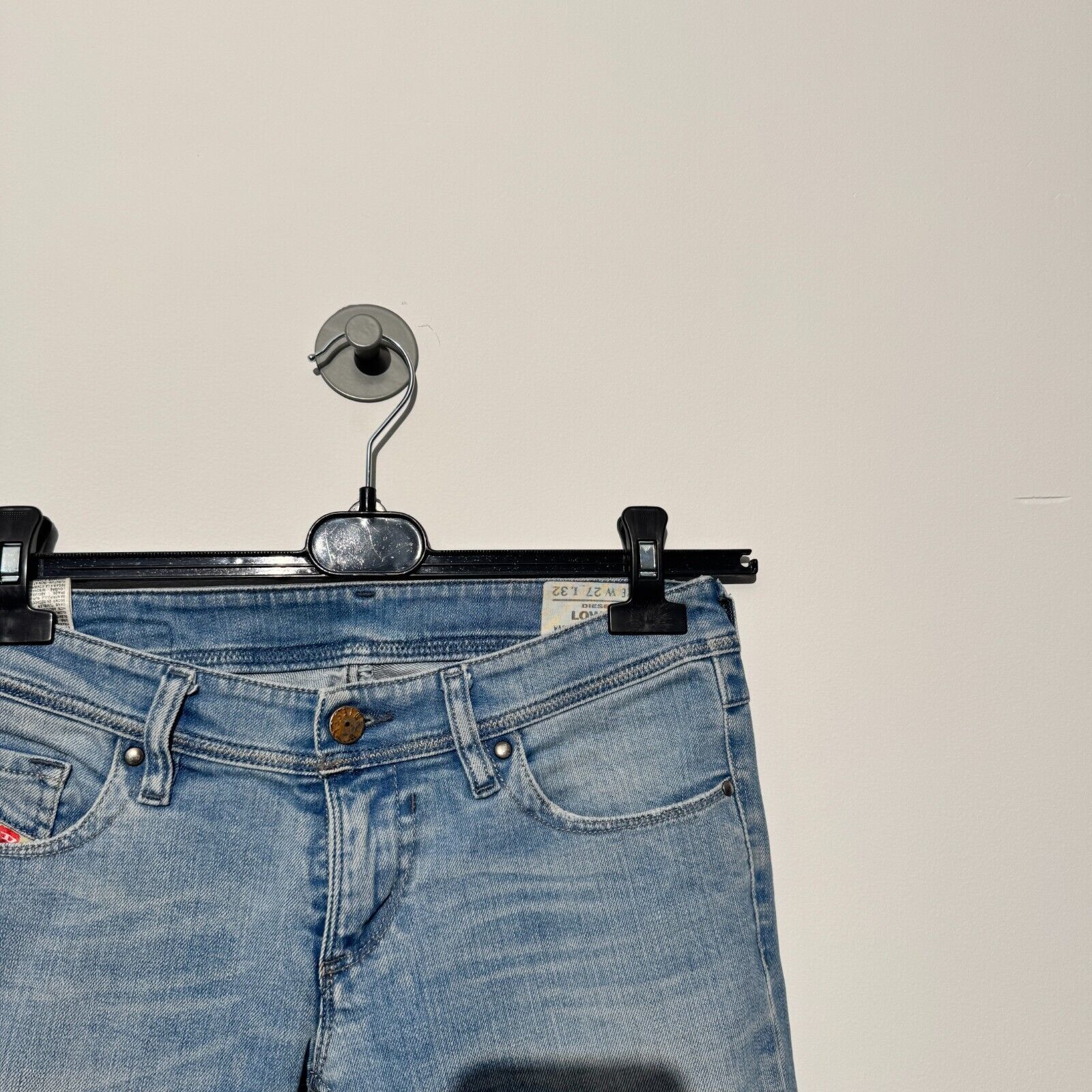 Diesel Vintage Diesel Unisex Blue Cotton Denim Pants Size W27 L32 Size US 27 - 6 Thumbnail