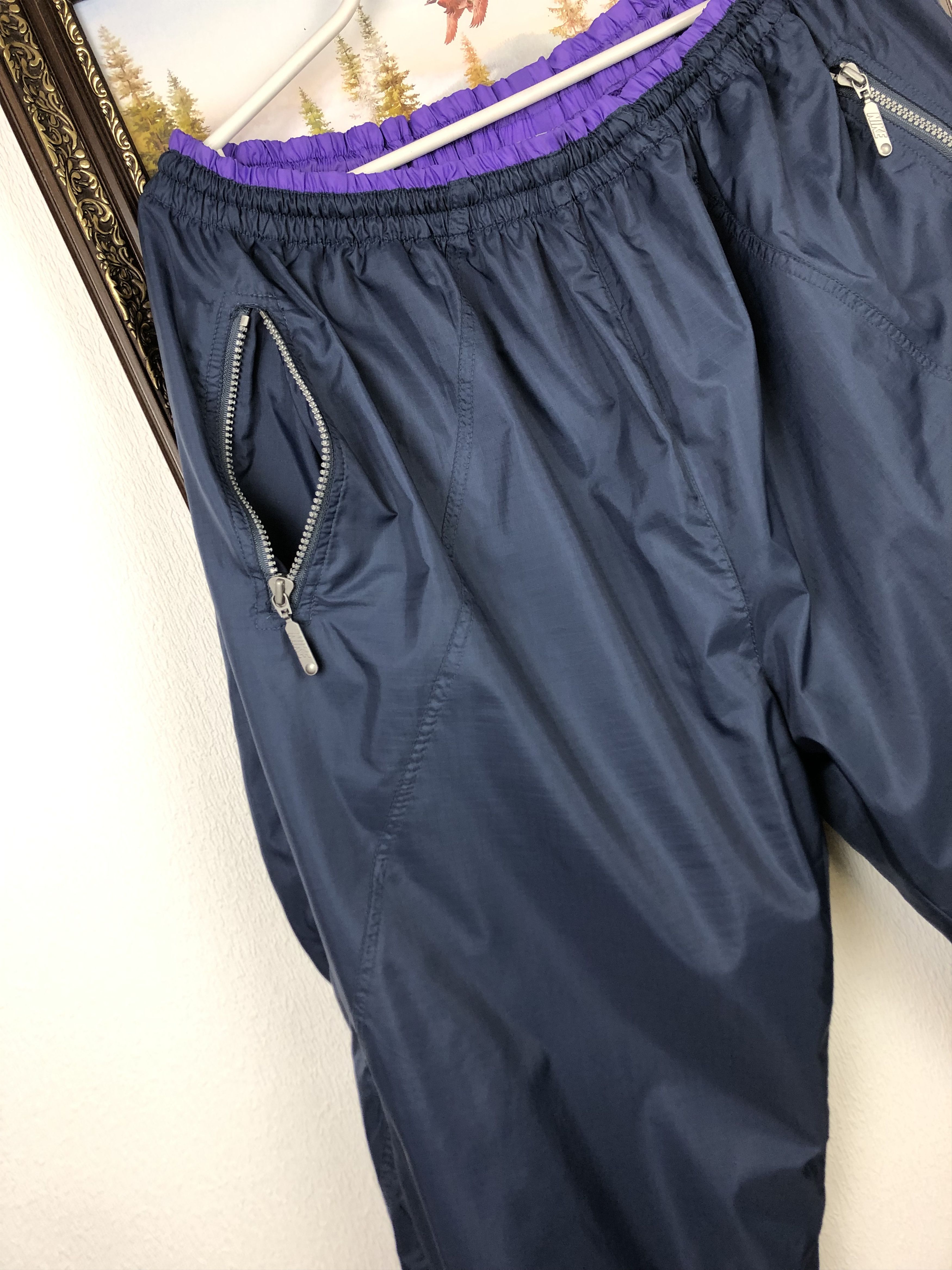 Nike Vintage 90's Nylon Track Pants Athletic Mens Sweatpants 2XL Size US 38 / EU 54 - 2 Thumbnail