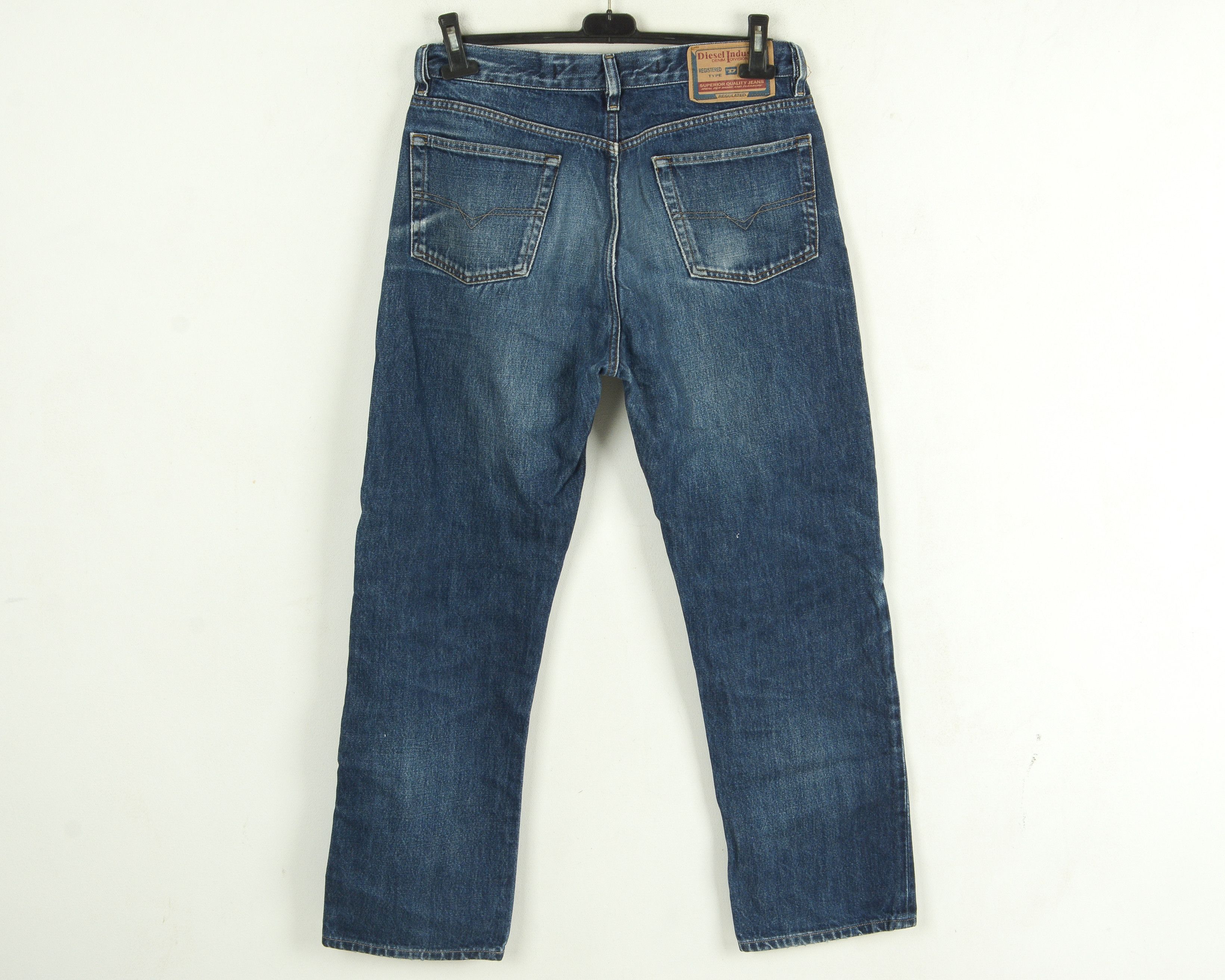 Diesel Kulter Mens W34 L30 Reg Straight Made in Italy Jeans Pants Size US 34 / EU 50 - 8 Thumbnail