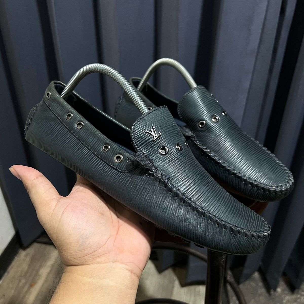Louis Vuitton Louis Vuitton Slip on Dark green Size US 8 / EU 41 - 3 Thumbnail