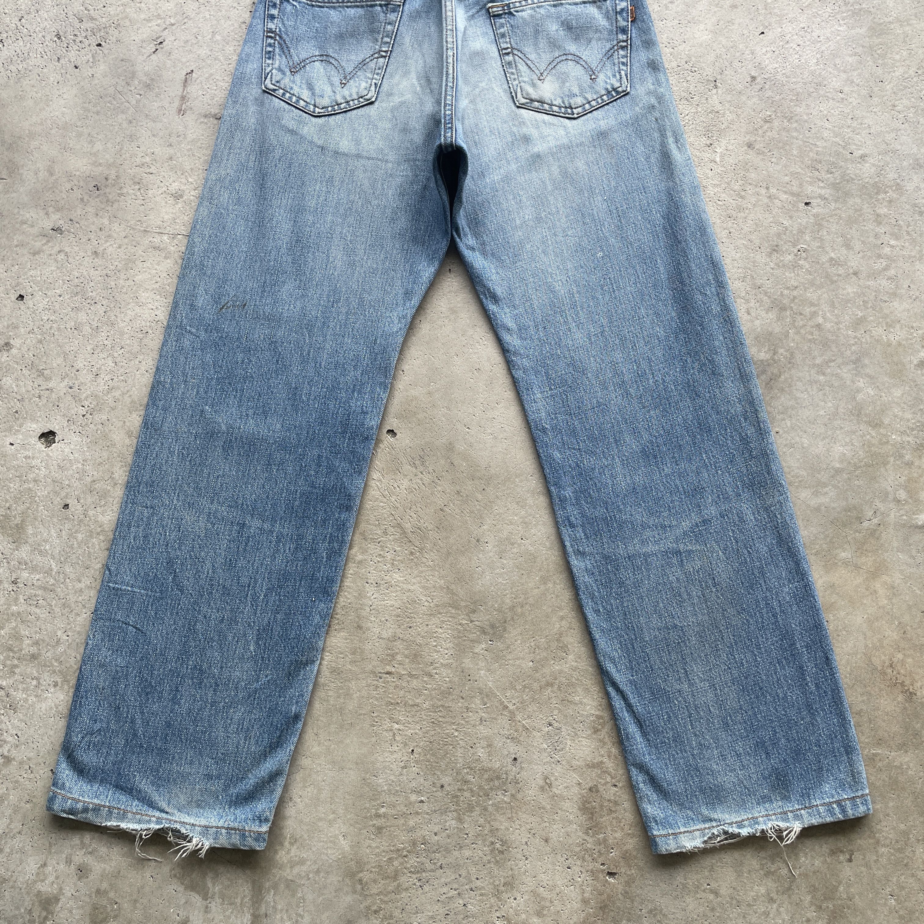 Edwin W28x28.5 VINTAGE EDWIN 503 JEANS FADED DENIM BAGGY PANTS Size US 28 / EU 44 - 10 Thumbnail
