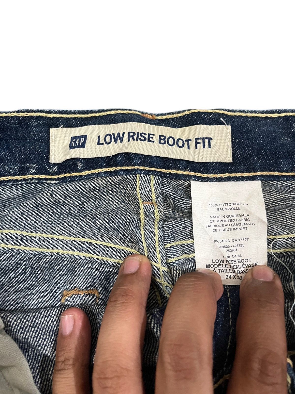 Gap Vintage Gap Bootcut Low Rise Denim Size US 35 - 5 Thumbnail