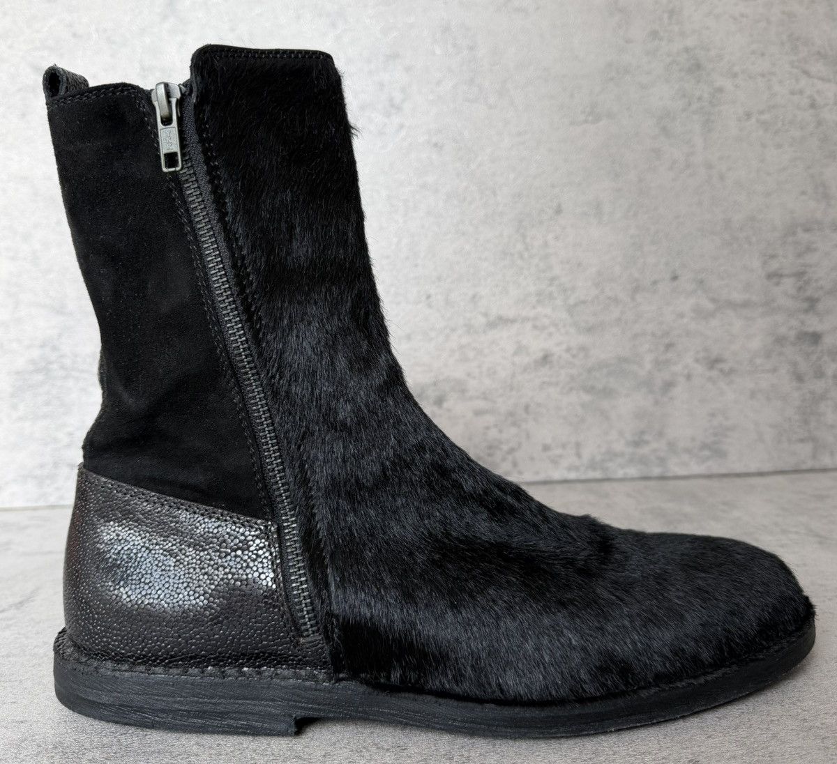 Ann Demeulemeester ANN DEMEULEMEESTER - FW09 PONY HAIR BOOTS Size US 8 / EU 41 - 5 Thumbnail