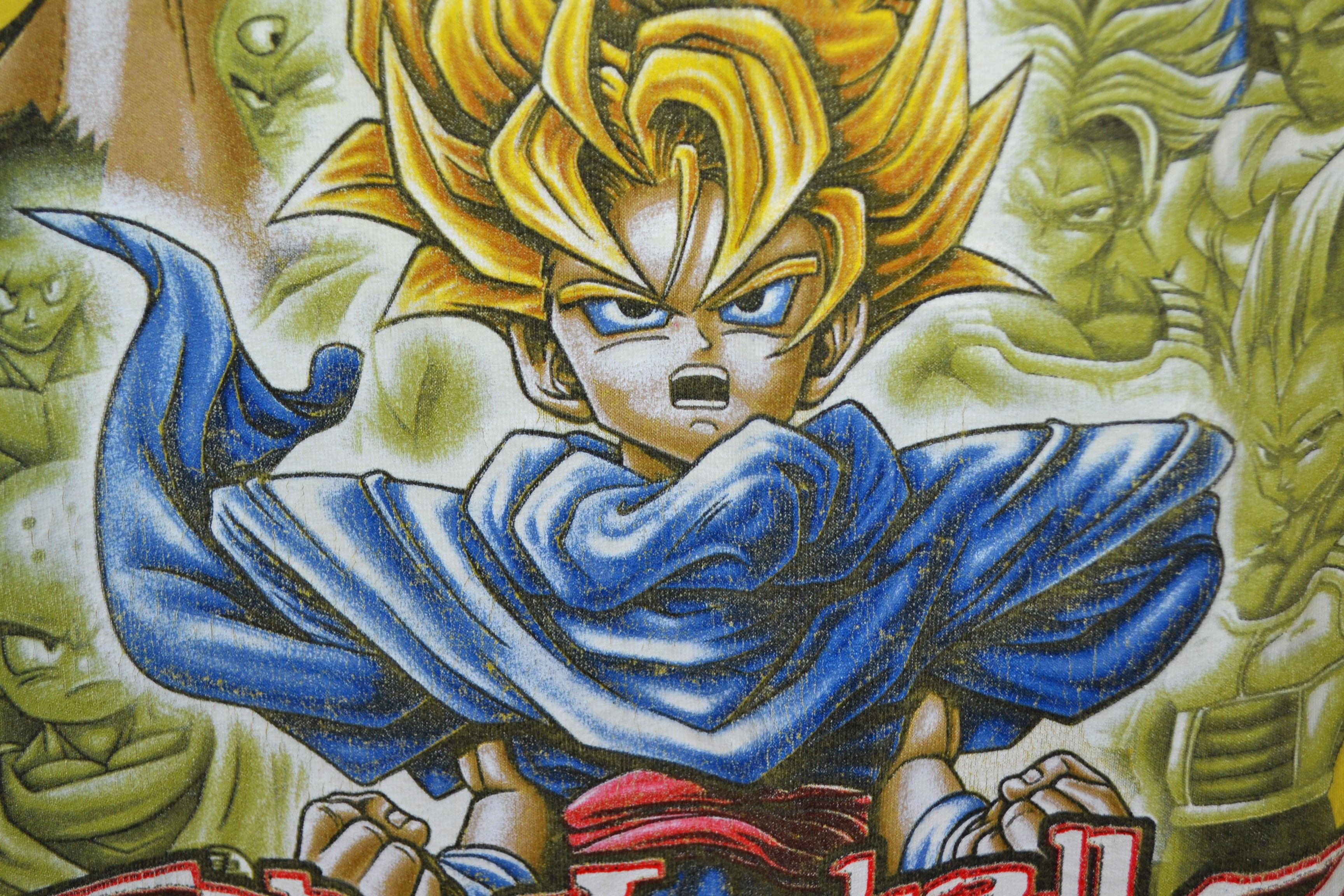 Anime Vintage Dragon Ball Z 2001Dark Blue Cell Saga Goku Gohan Size US S / EU 44-46 / 1 - 10 Thumbnail