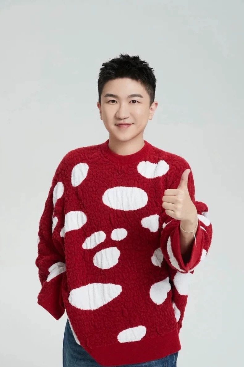 Loewe Loewe Mushroom Pattern Red Sweater- dmc Size US M / EU 48-50 / 2 - 1 Thumbnail