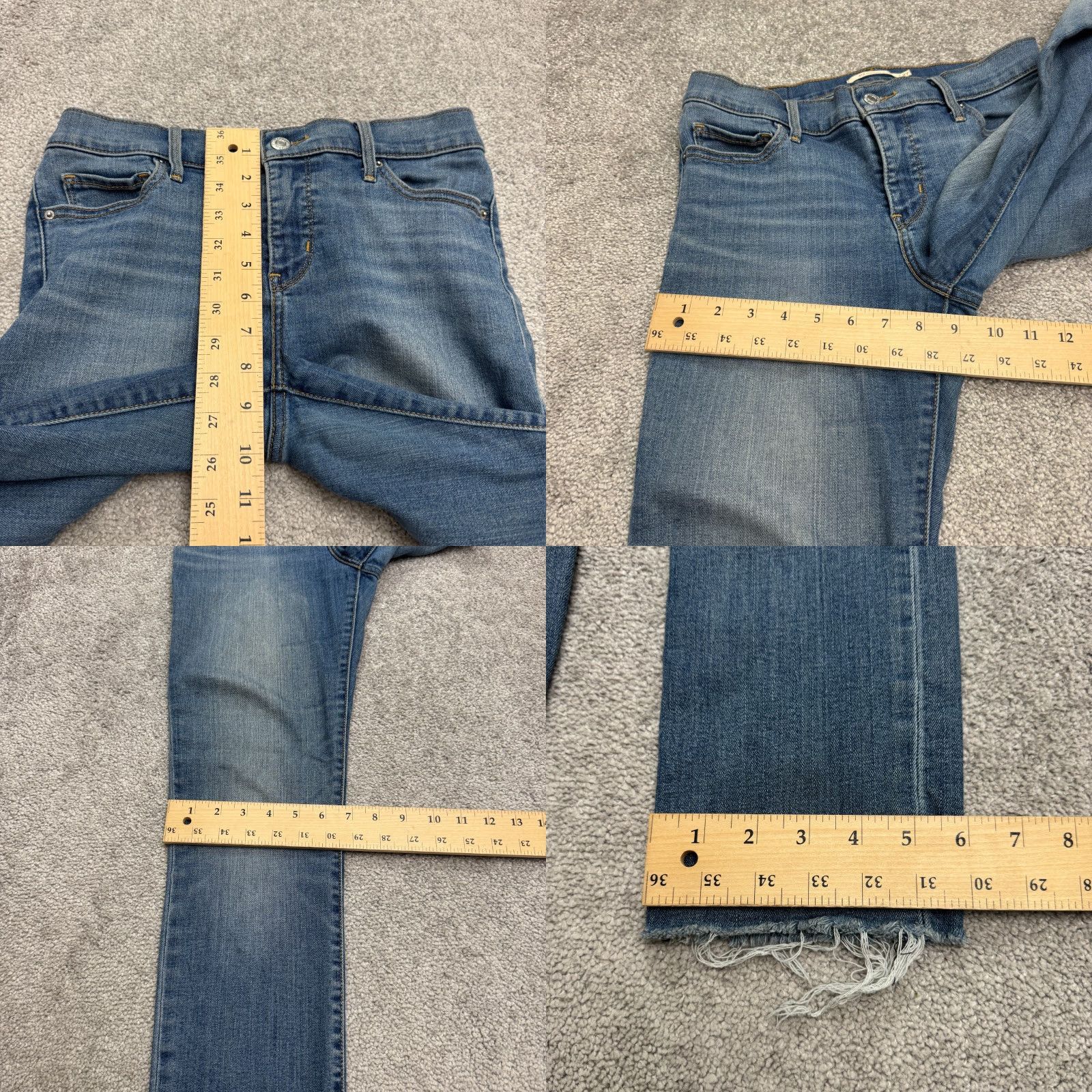 Levi's Levi's Jeans Womens Slim Shaping 312 Denim Blue Medium Wash 28x26 27 Regular Size 27" / US 4 / IT 40 - 9 Thumbnail
