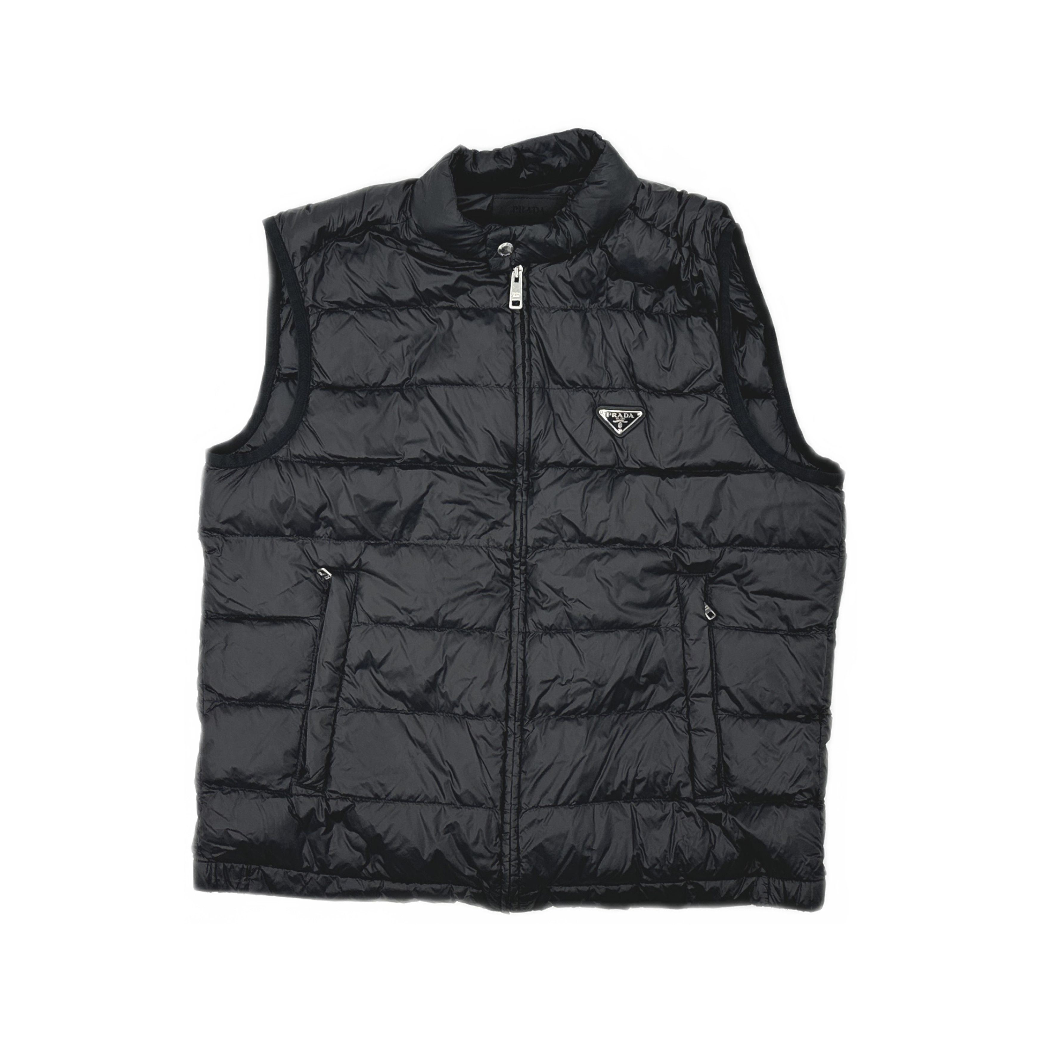 Prada Prada Quilted Logo Puffer Vest Size L Size US L / EU 52-54 / 3 - 1 Thumbnail