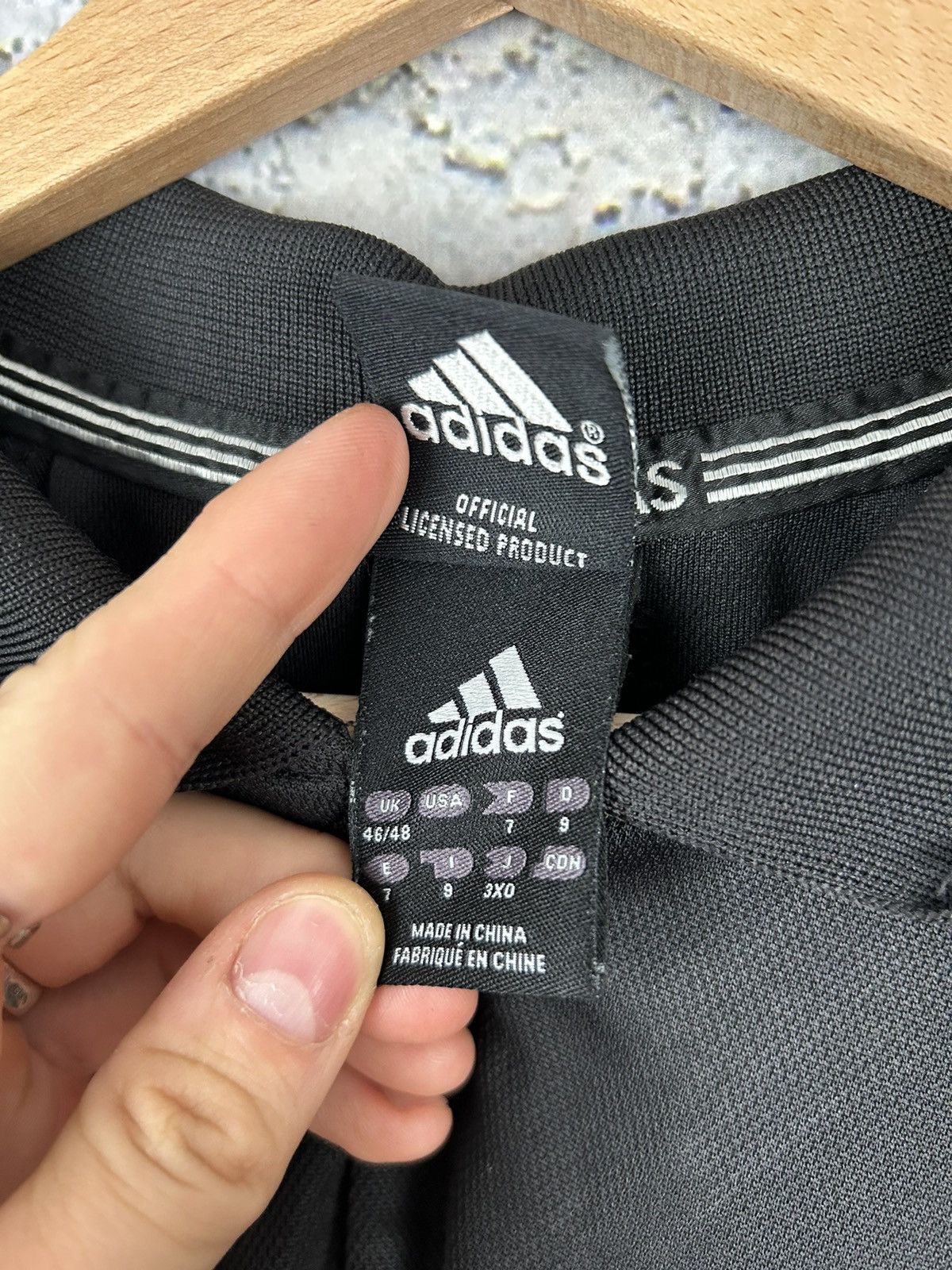 Adidas Vintage Adidas All Black Rugby New Zealand Jersey Hype Rare Size US M / EU 48-50 / 2 - 6 Thumbnail
