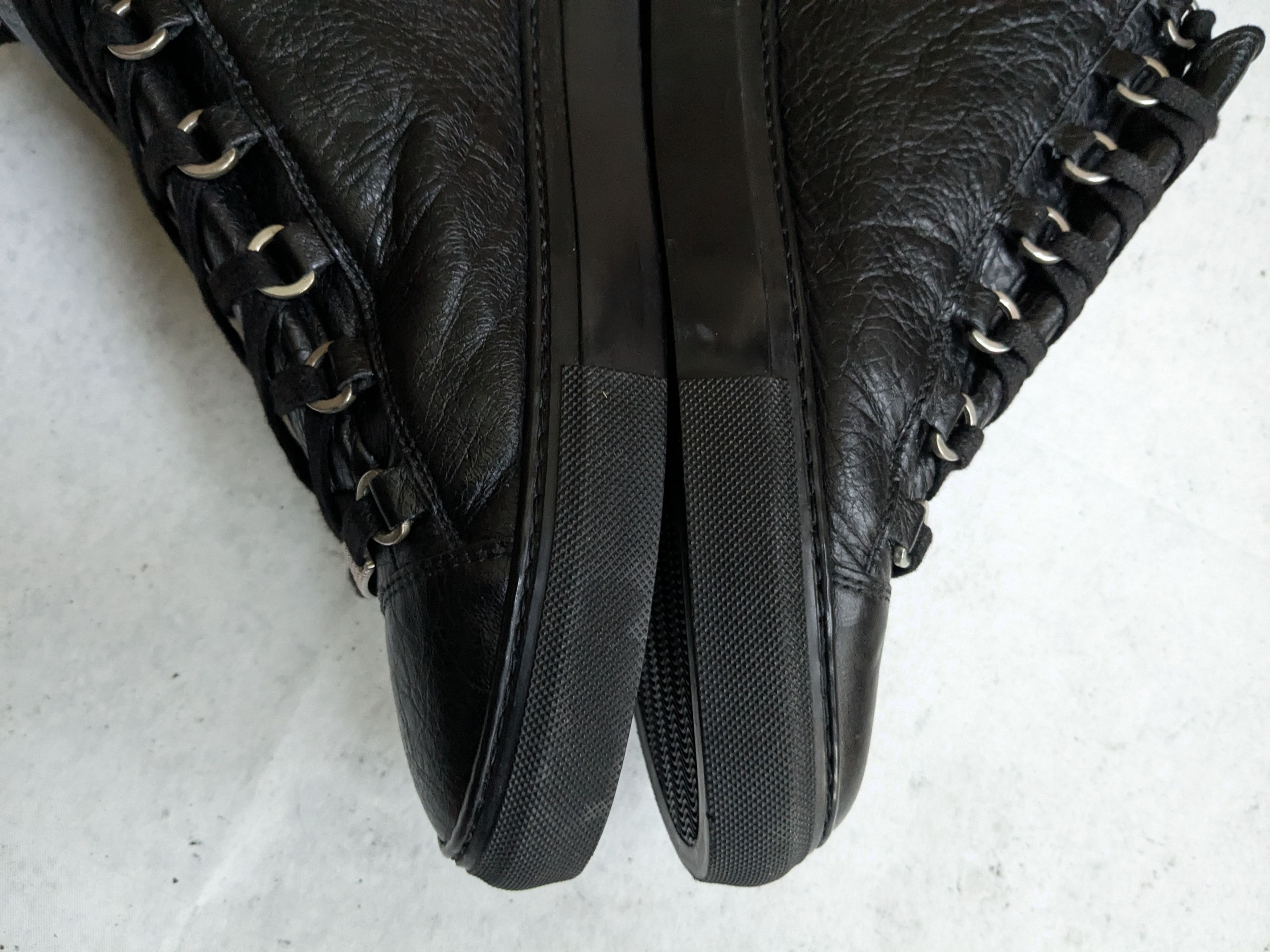 Balenciaga Balenciaga Arena Sneakers Black 13 High Tops Leather Size US 13 / EU 46 - 8 Thumbnail